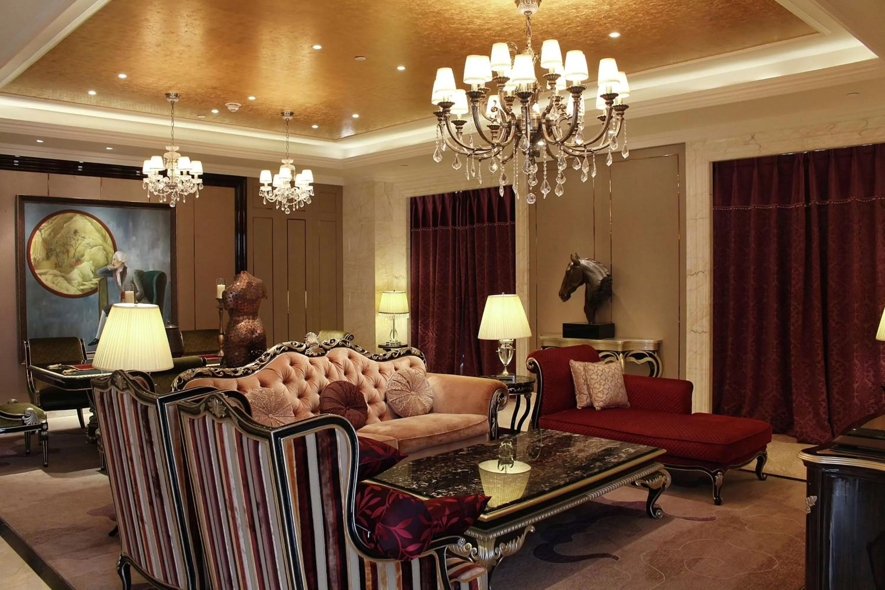 Living room in Hilton Zhengzhou