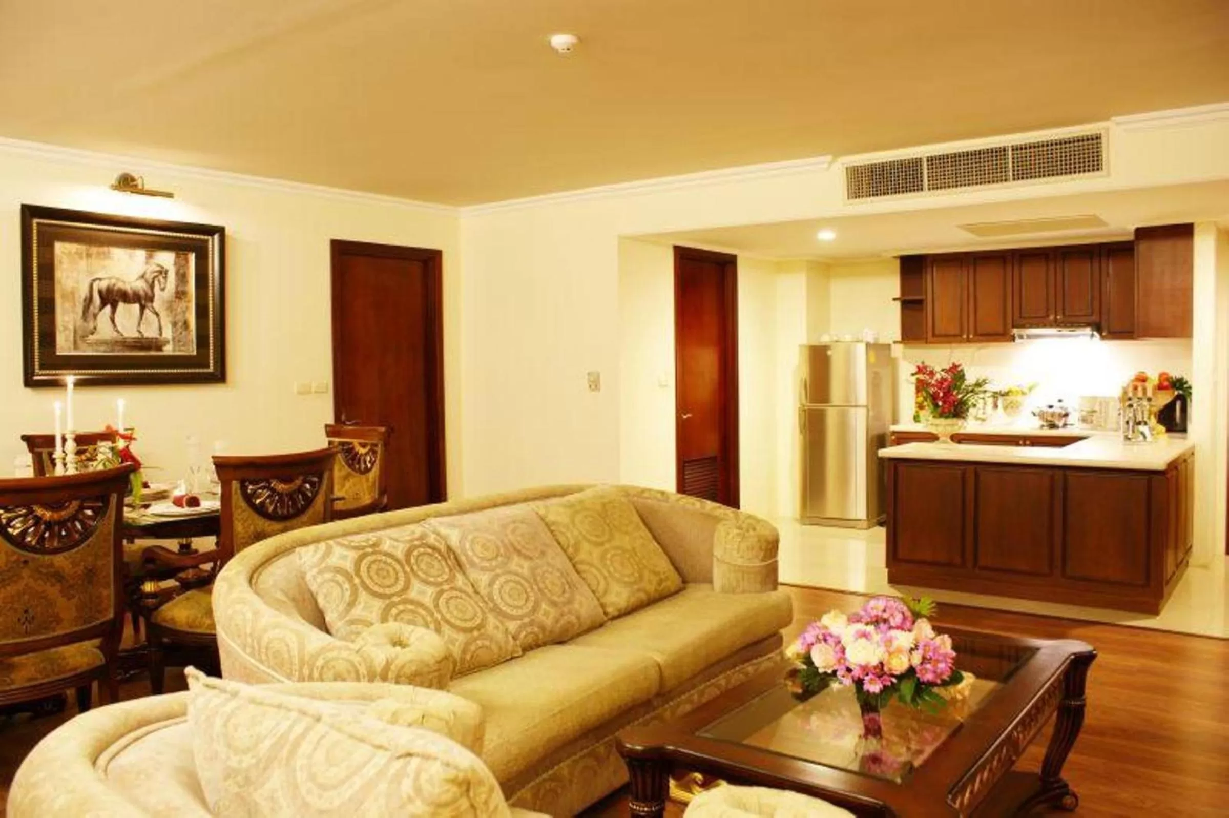 Seating area in LK Metropole