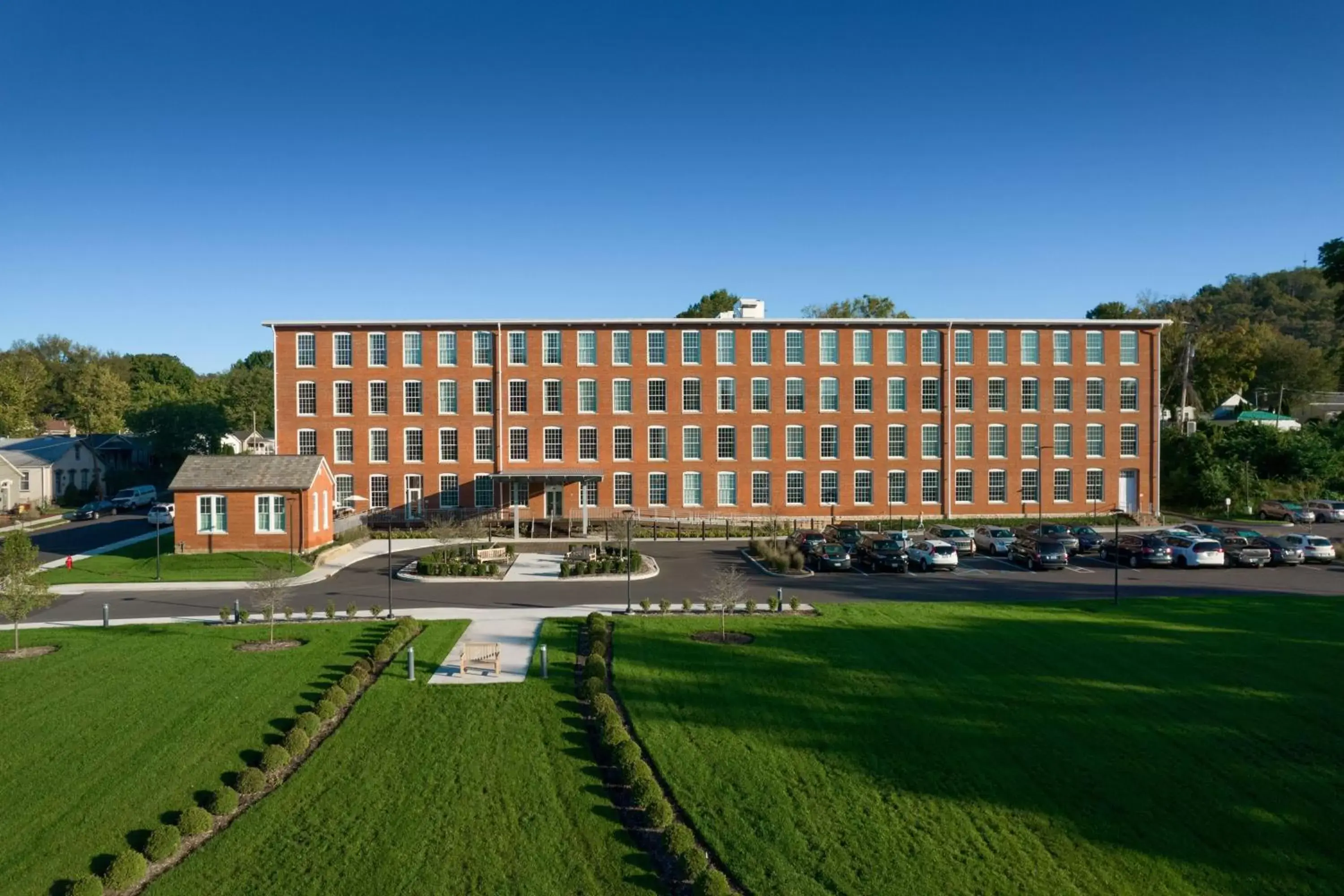 Property Building in Fairfield Inn & Suites Madison Historic Eagle Cotton Mill