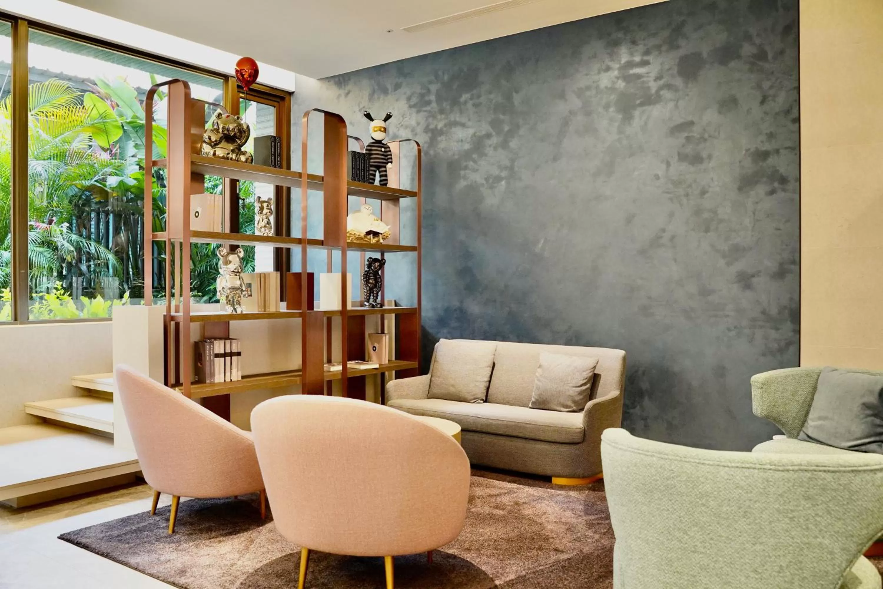 Library in Tenz Go Hotel