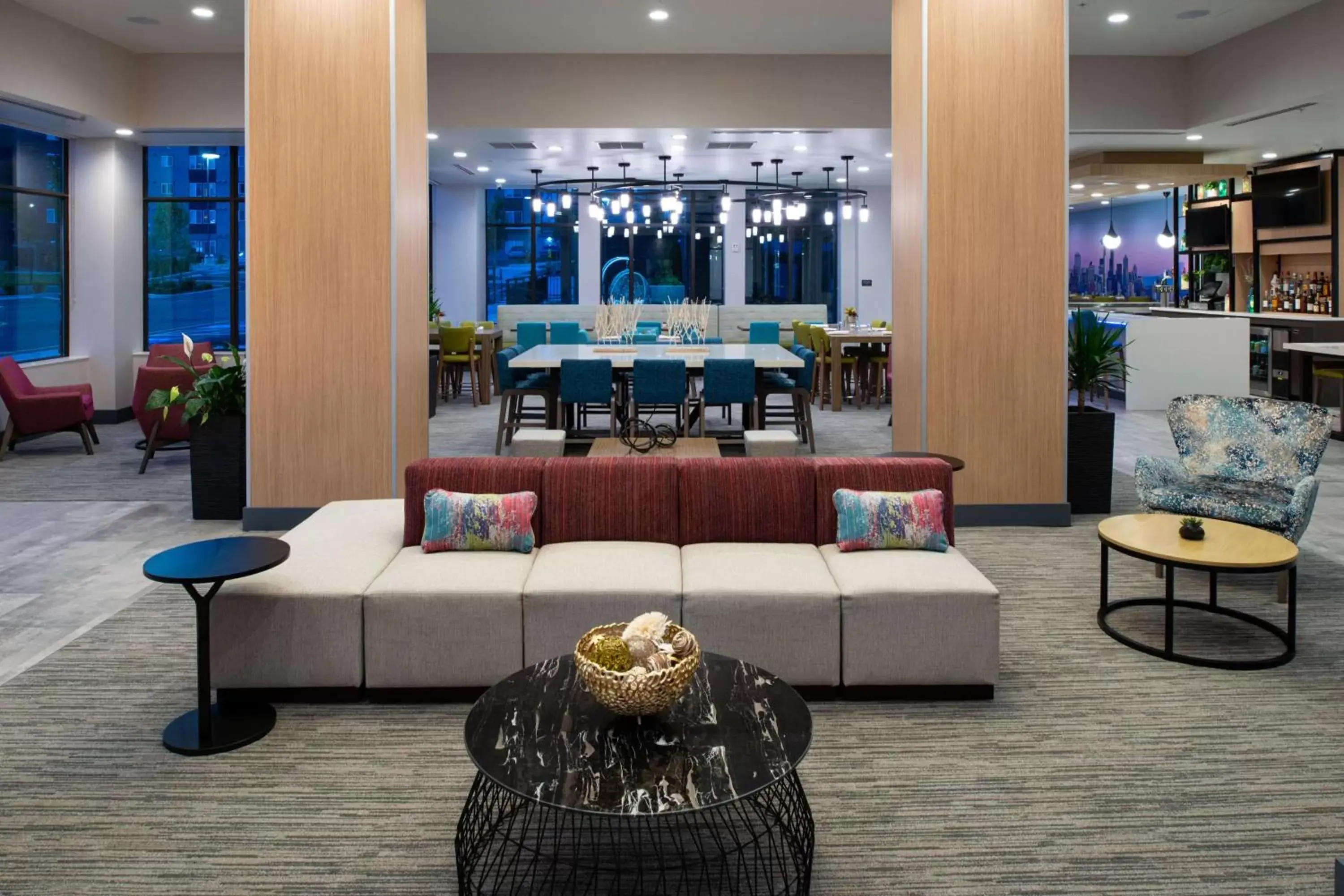 Lobby or reception, Lounge/Bar in Hilton Garden Inn Seattle Lynnwood, Wa