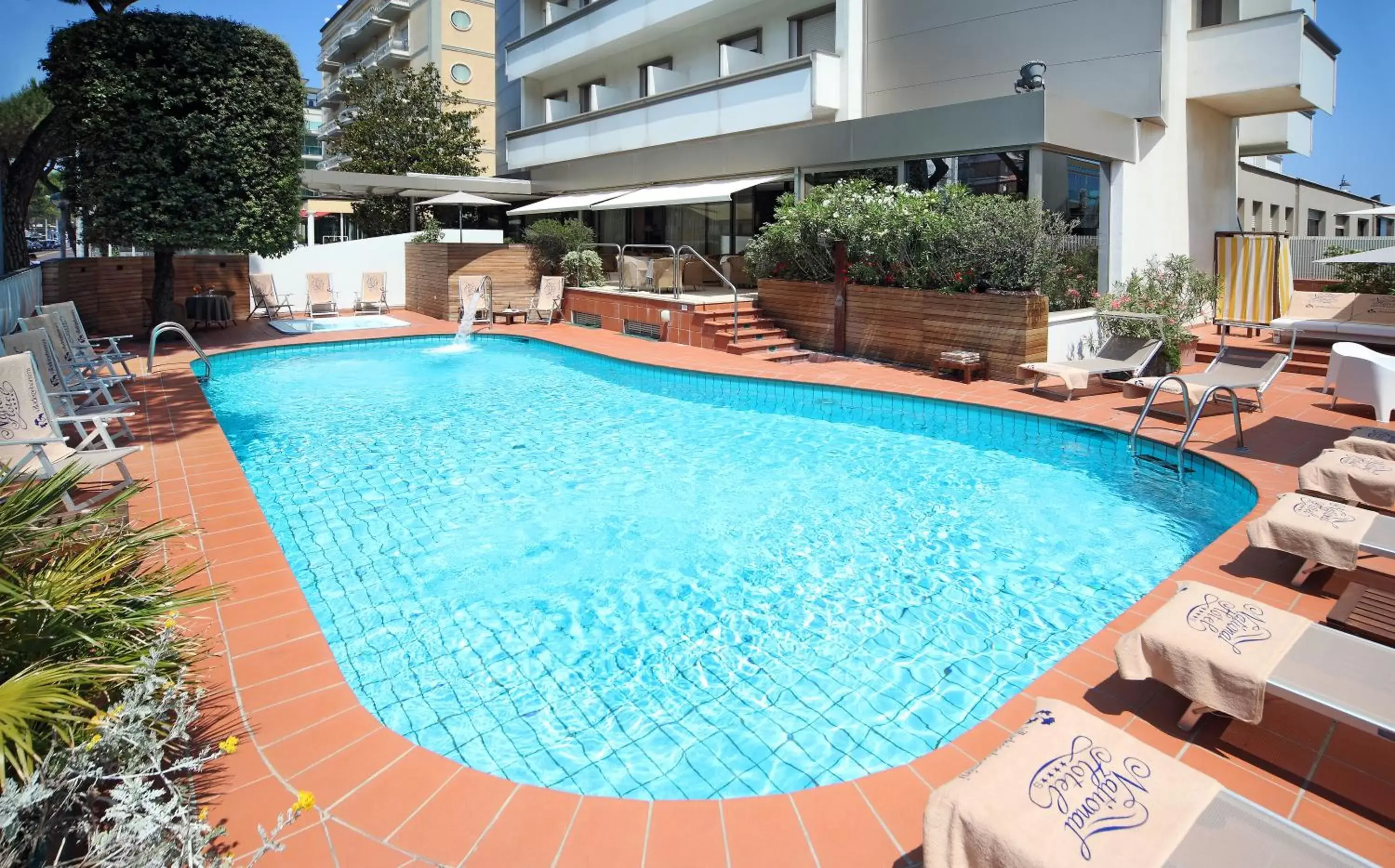 Property building, Swimming Pool in National Hotel