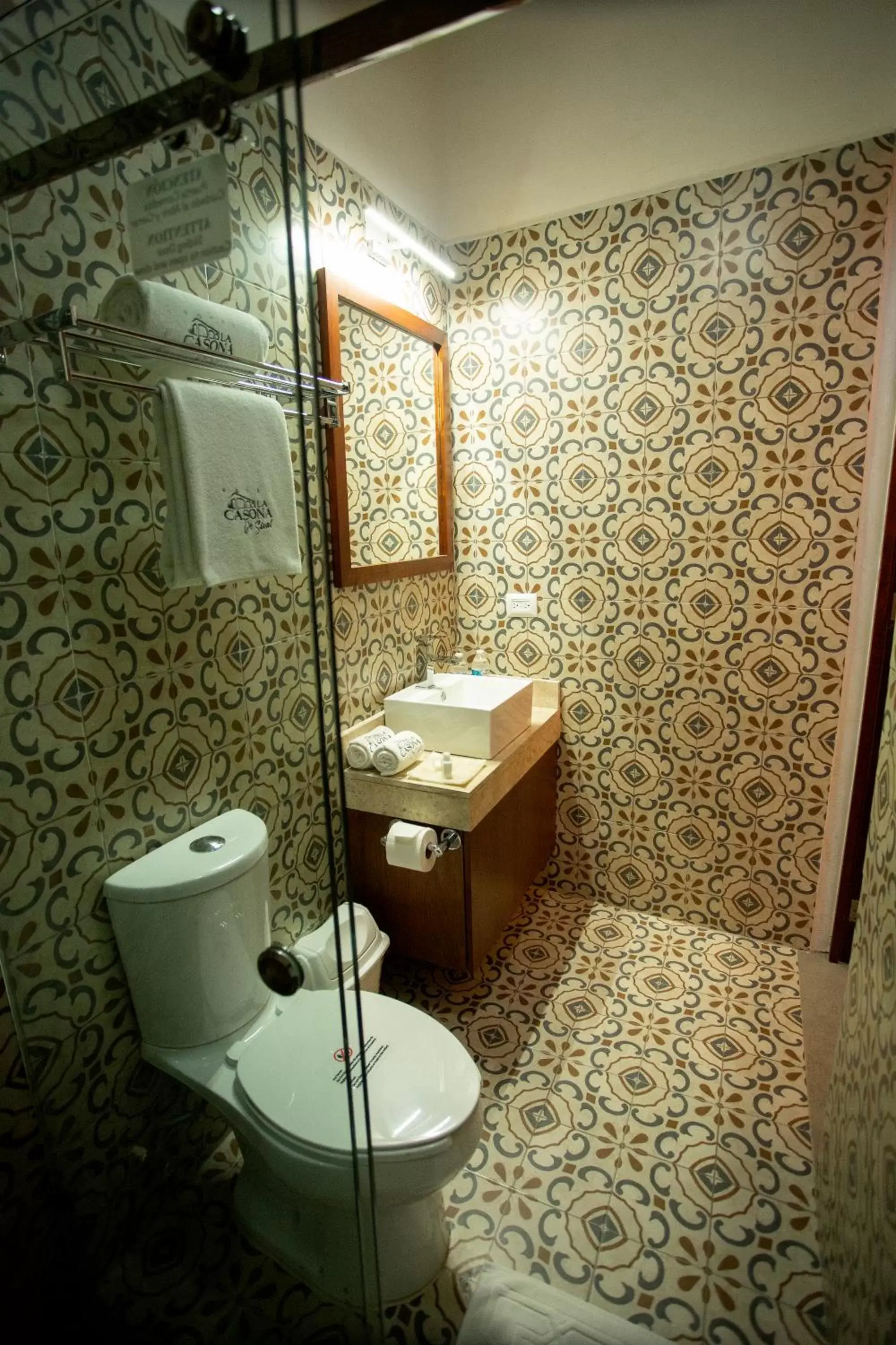 Bathroom in La Casona de Sisal Hotel