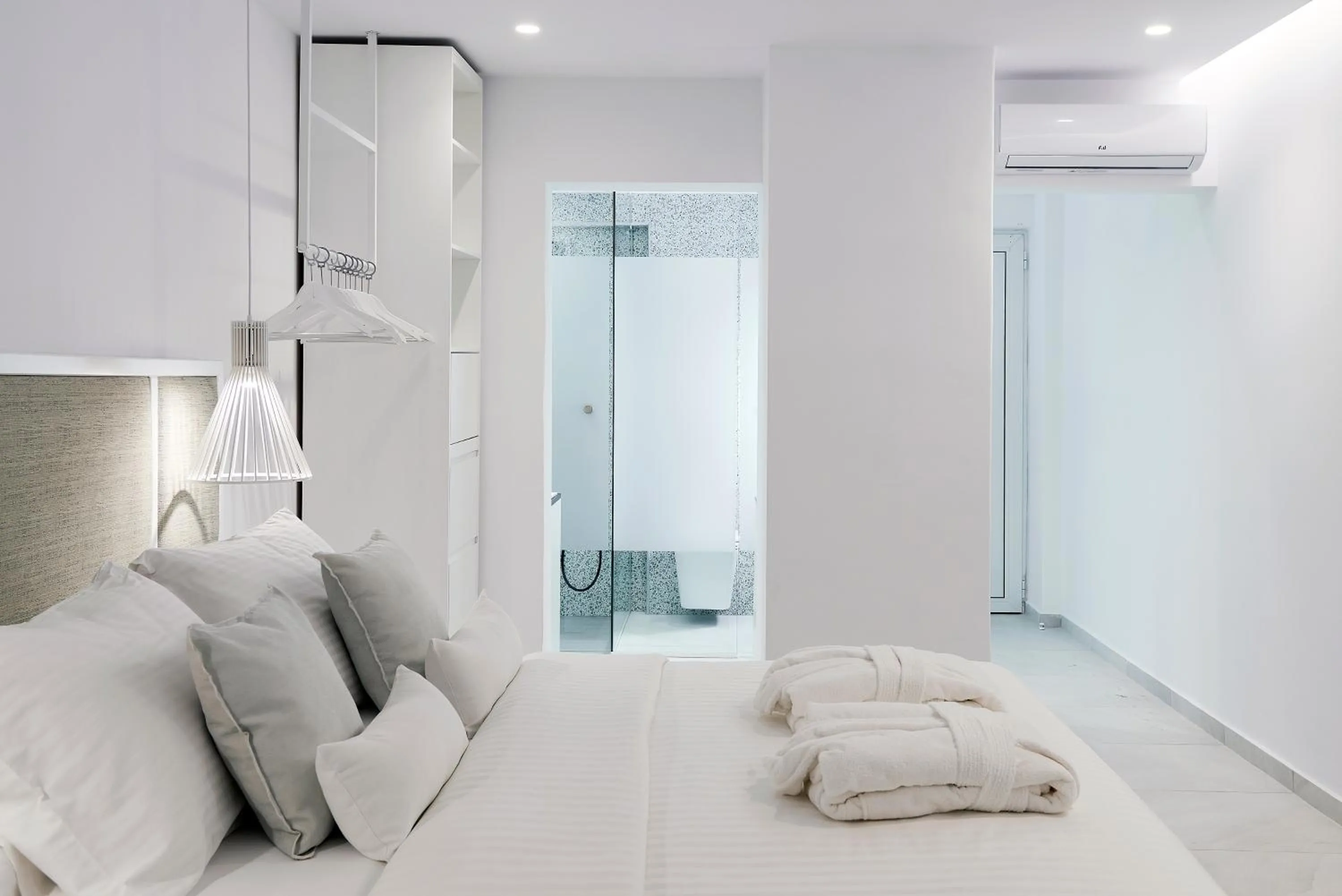 Bedroom, Bed in Dimitra Beach Hotel & Suites