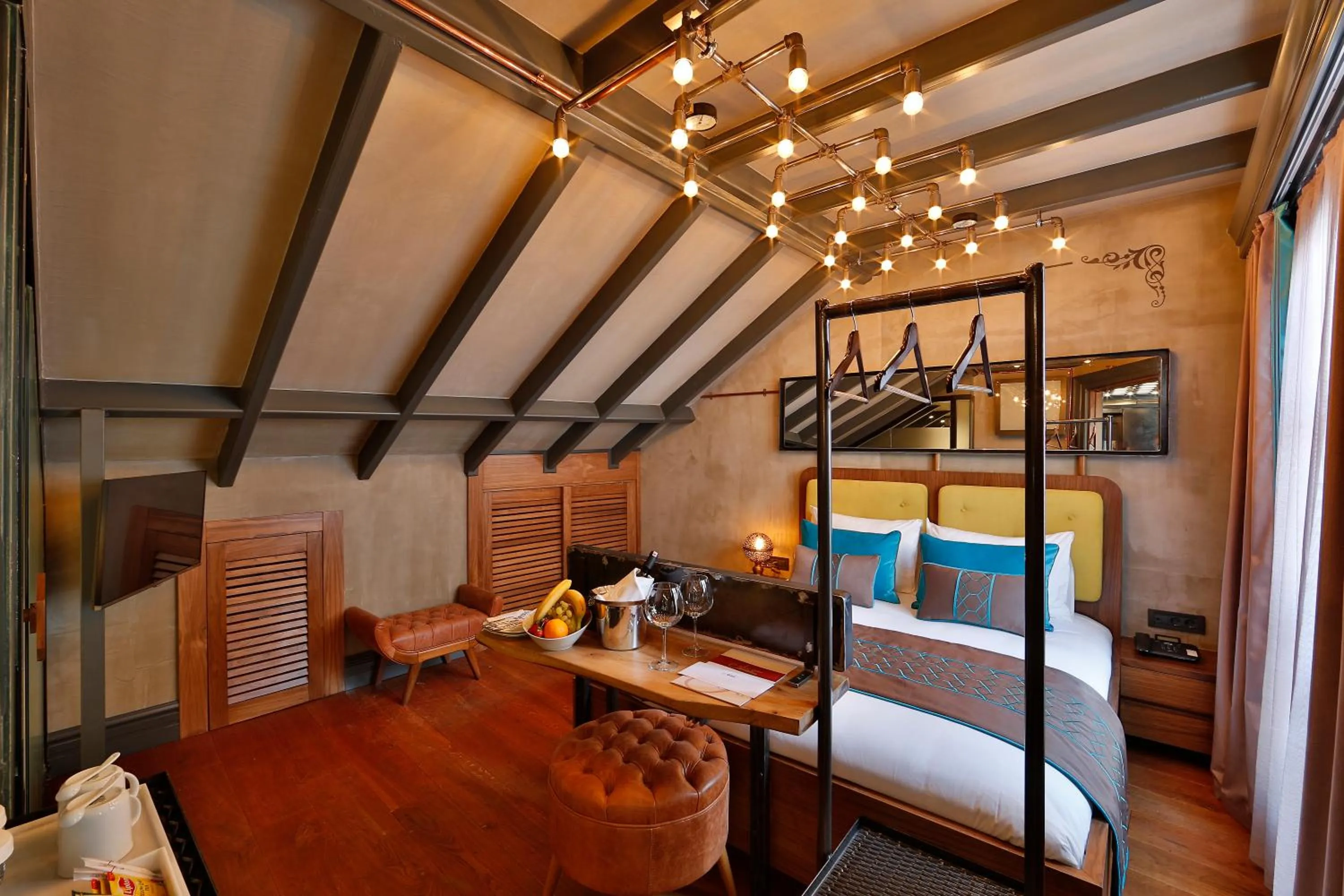 Bed in Sanat Boutique Hotel Pera