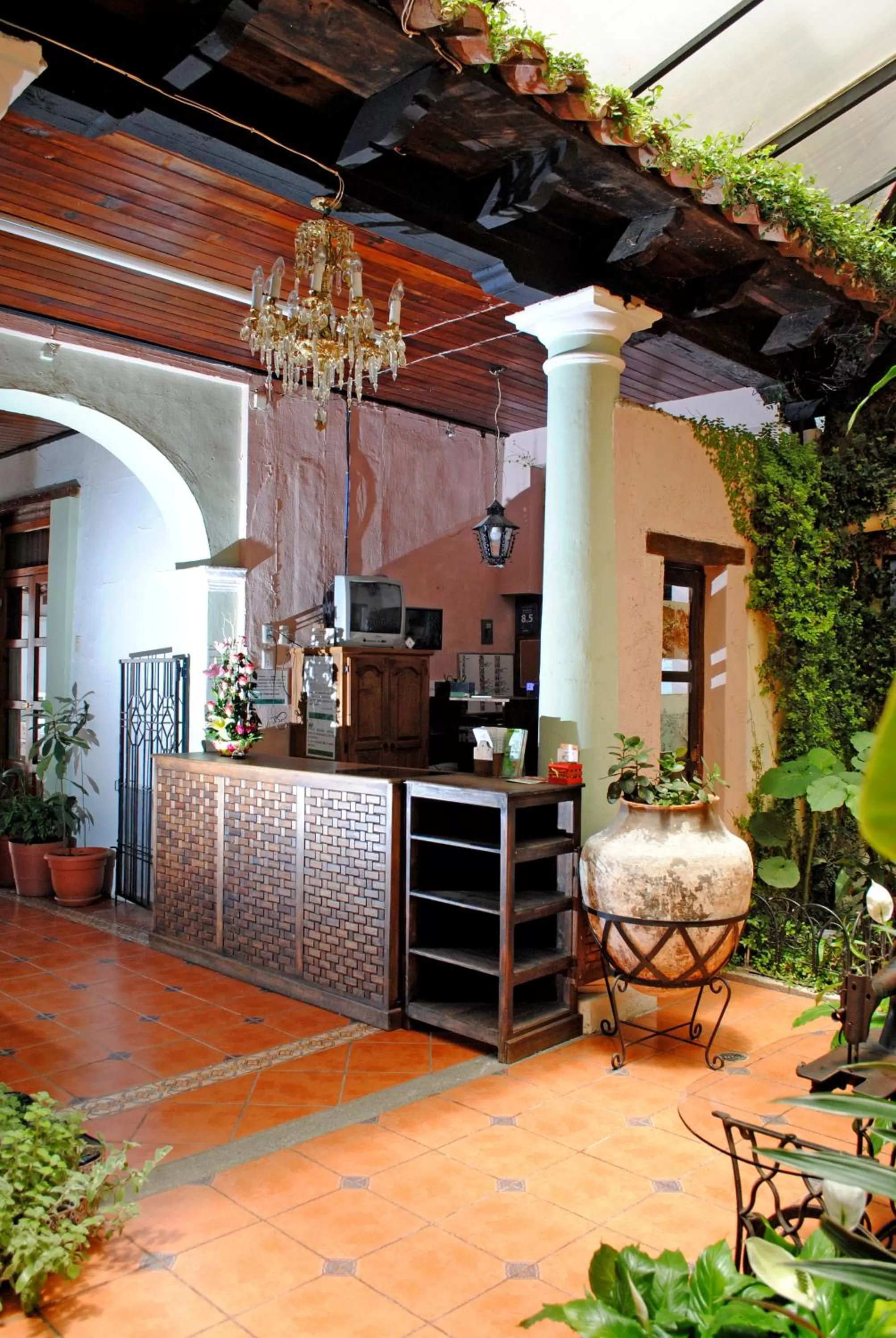 Lobby or reception in Hotel San Luis