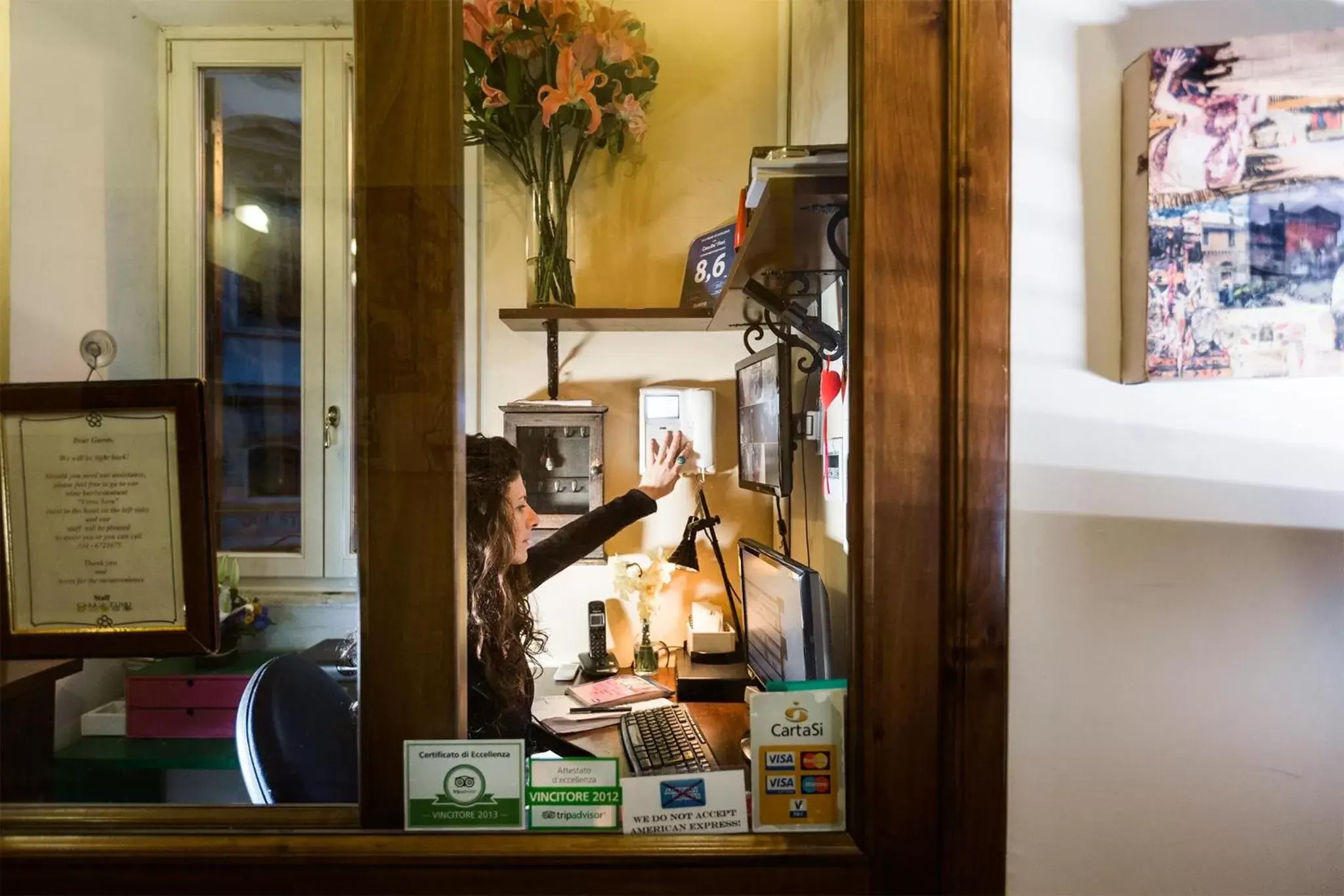 Lobby or reception in Casa De' Fiori Lobby or reception in Casa De' Fiori