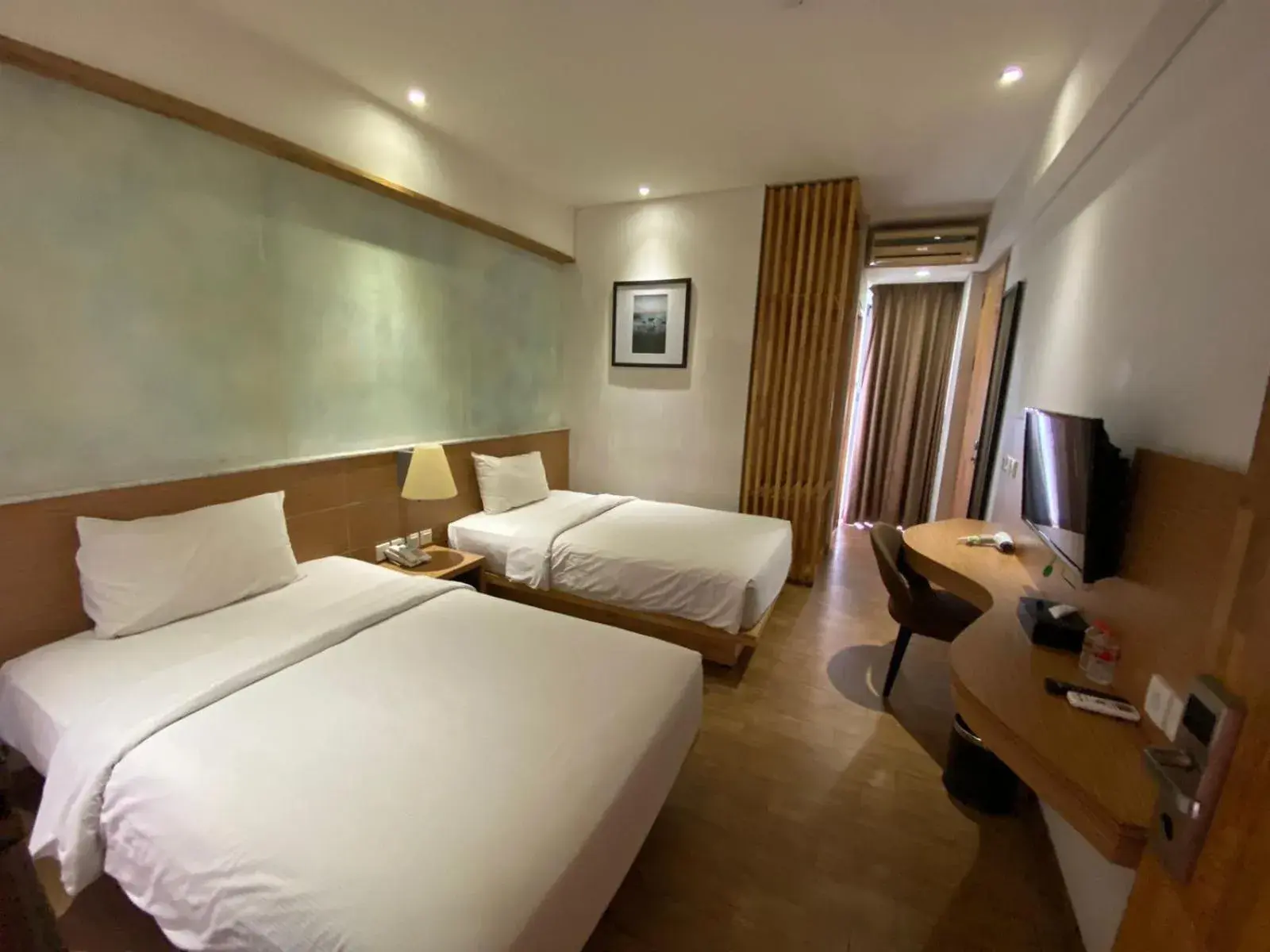 Bed in Liberta Hotel Jimbaran