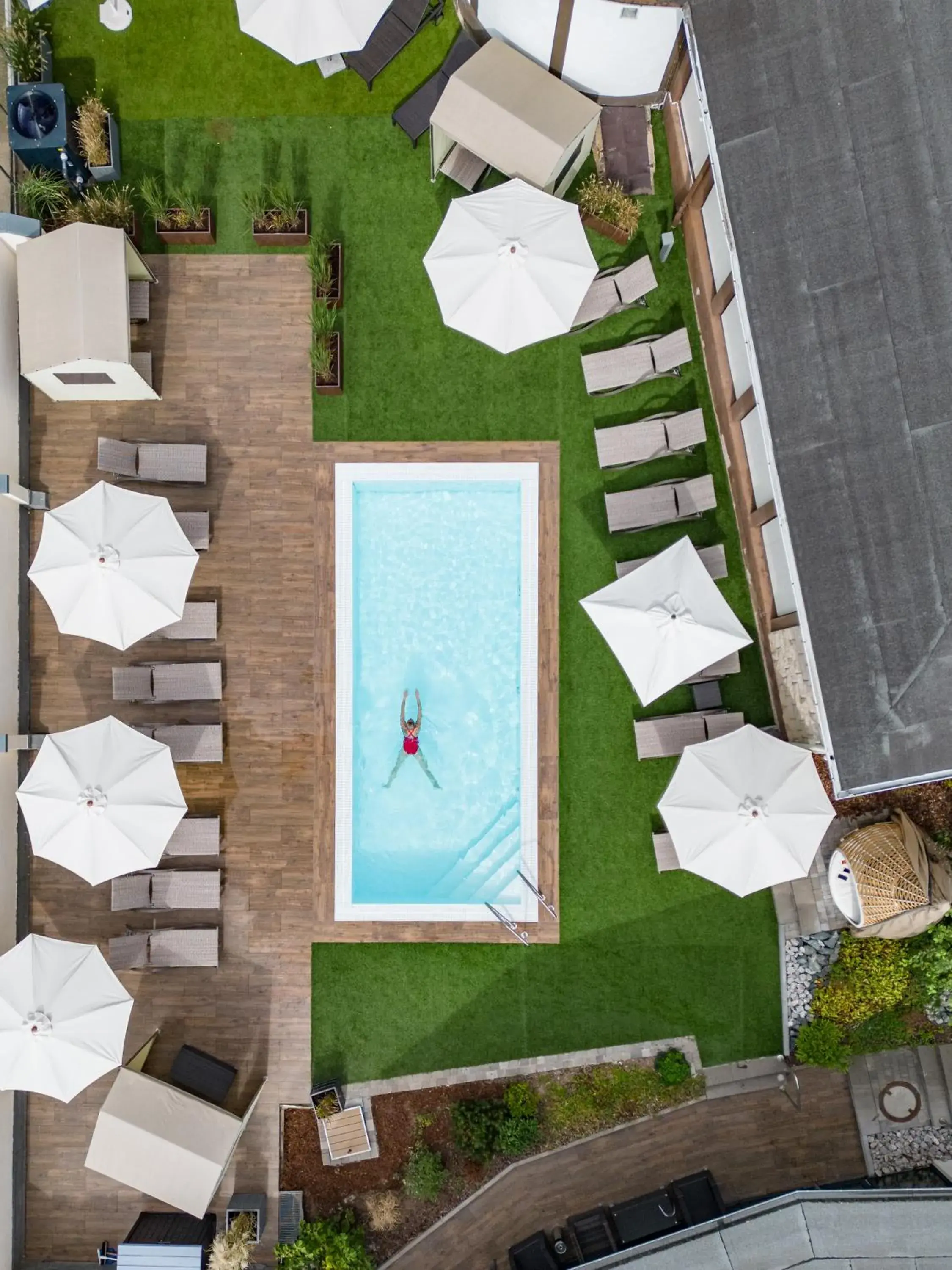 Swimming pool, Pool View in Göbel´s Vital Hotel Bad Sachsa