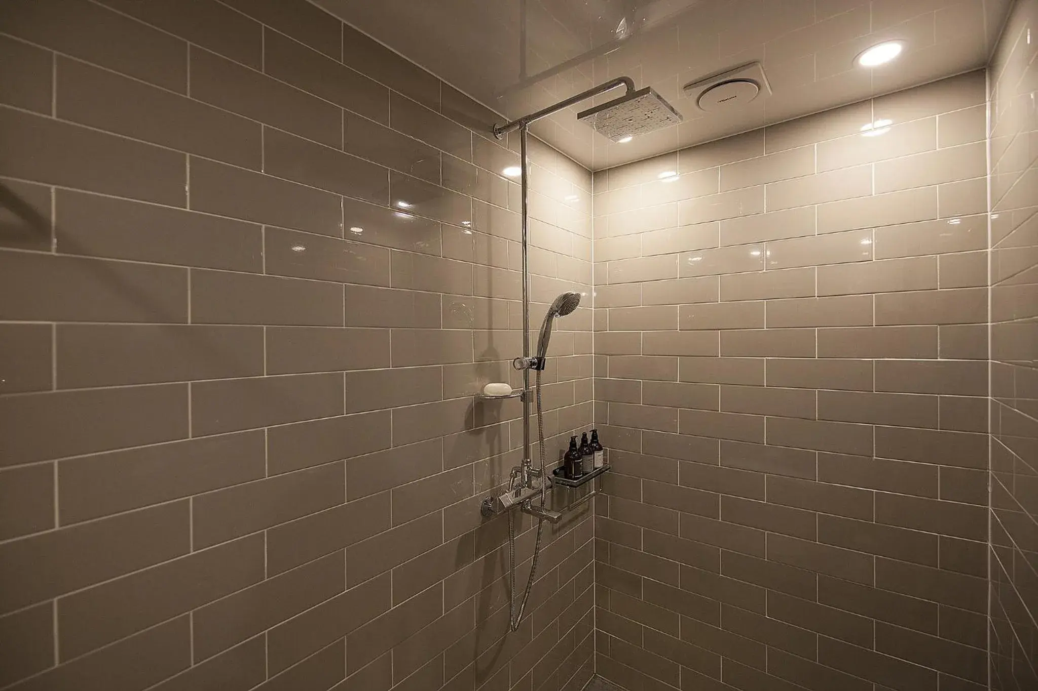 Shower, Bathroom in Hotel Gray