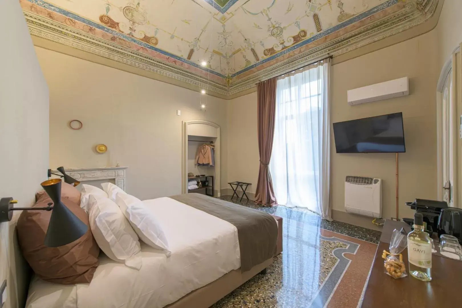 Bed in Palazzo Sertorio Suites