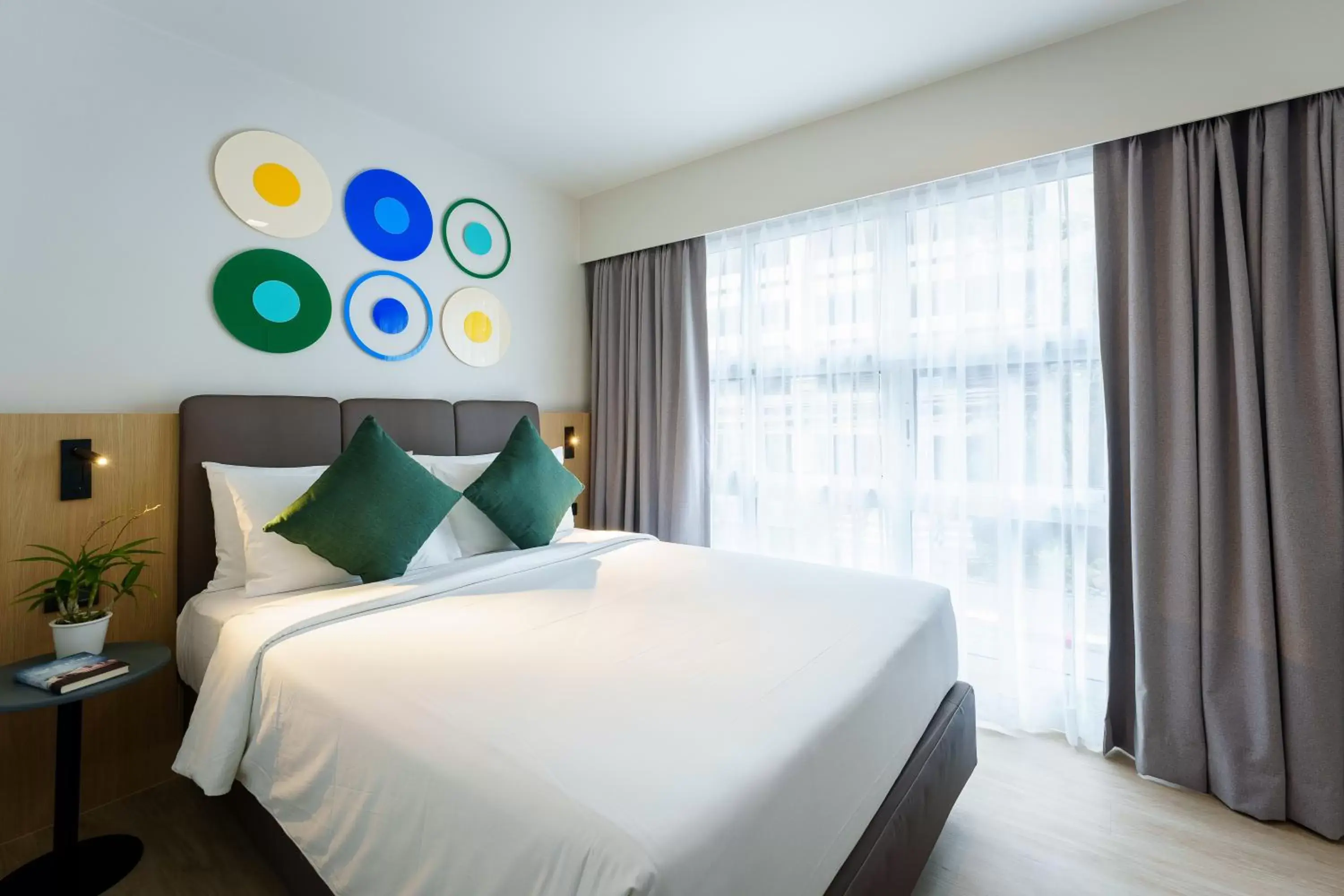 Bedroom, Bed in Citadines Sukhumvit 16 Bangkok - SHA Extra Plus Certified