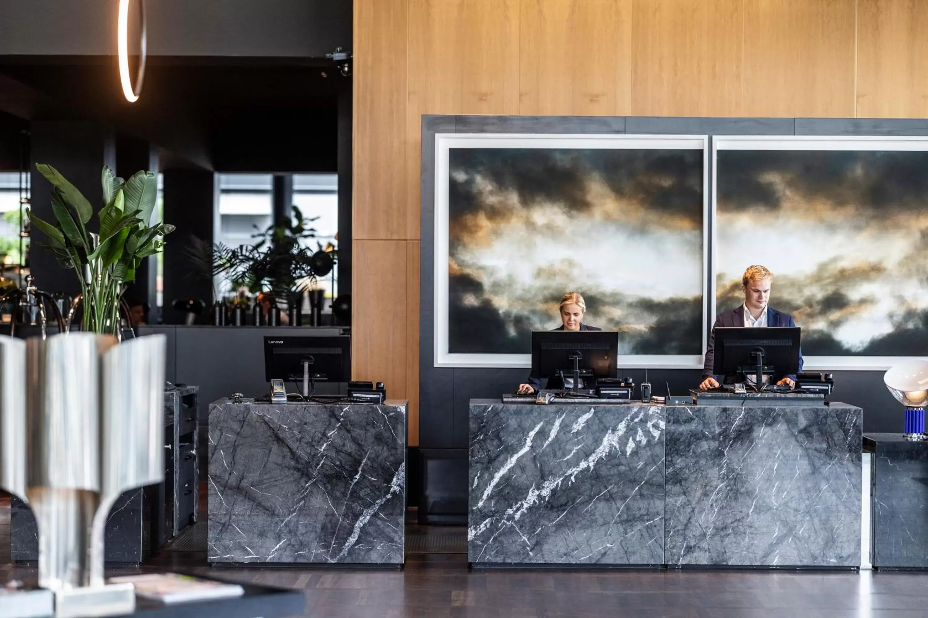 Lobby or reception in Clarion Hotel Copenhagen Airport