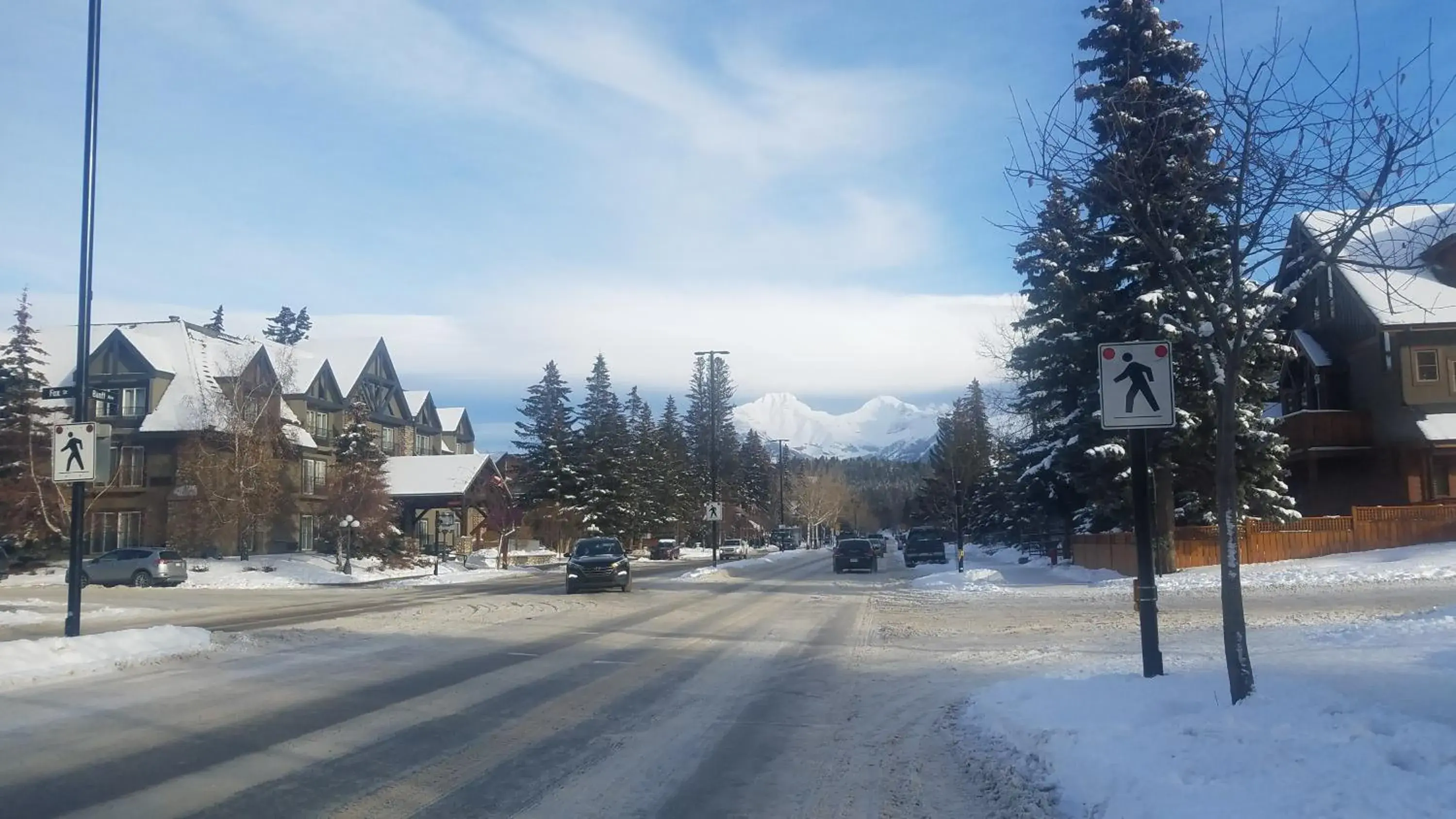 Neighbourhood, Winter in Samesun Banff Hostel