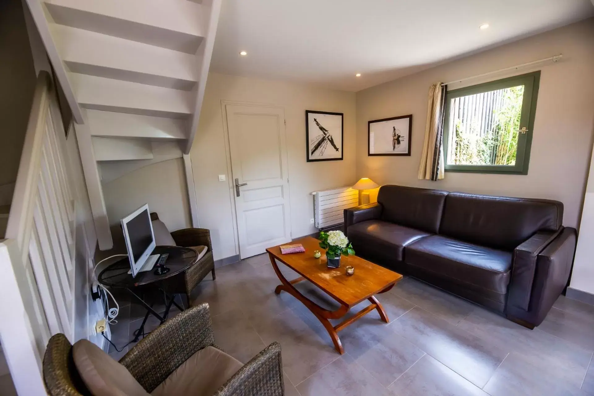 Living room, Seating Area in La Ferme de l'Oudon & SPA