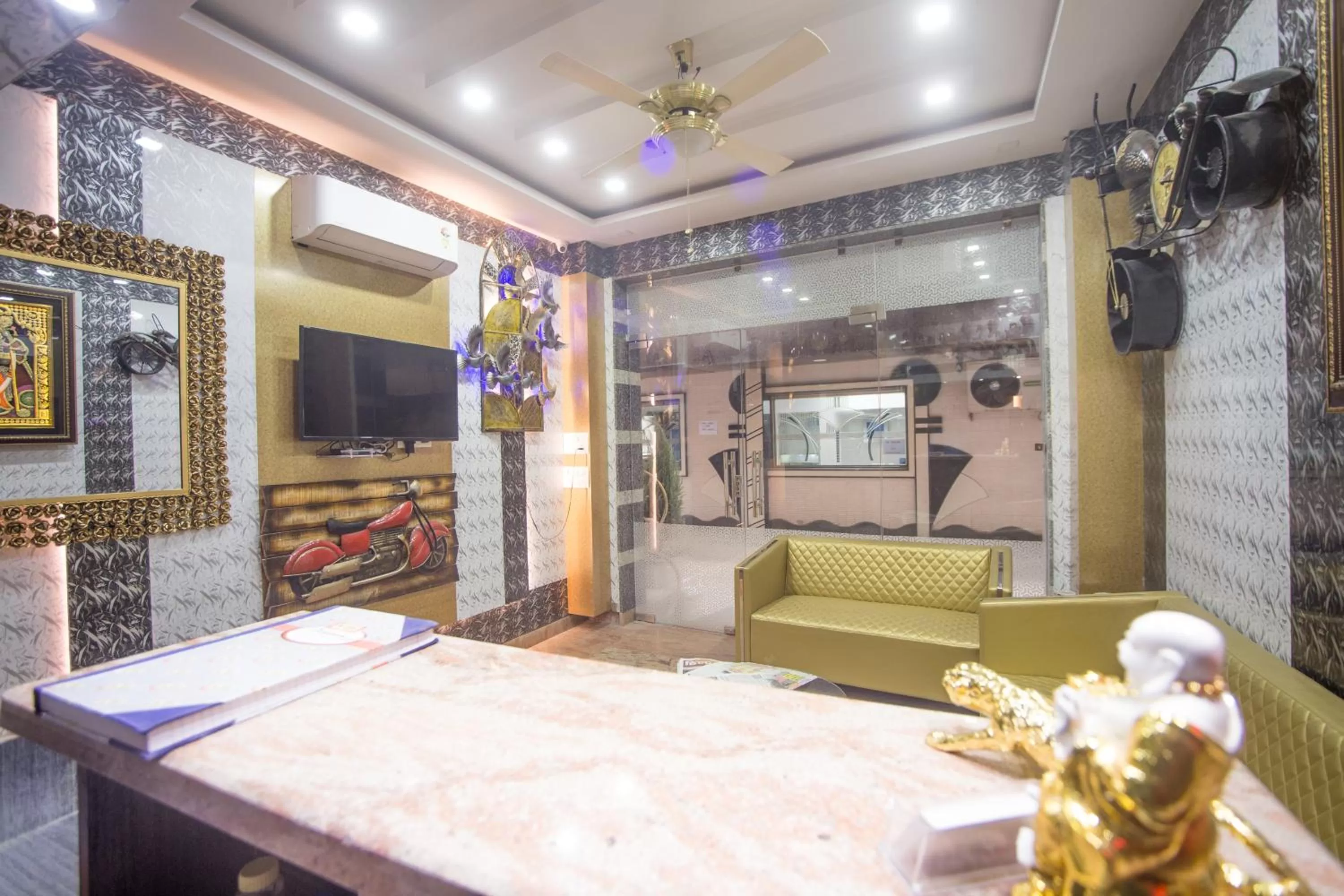 Property building in Hotel Harsha International