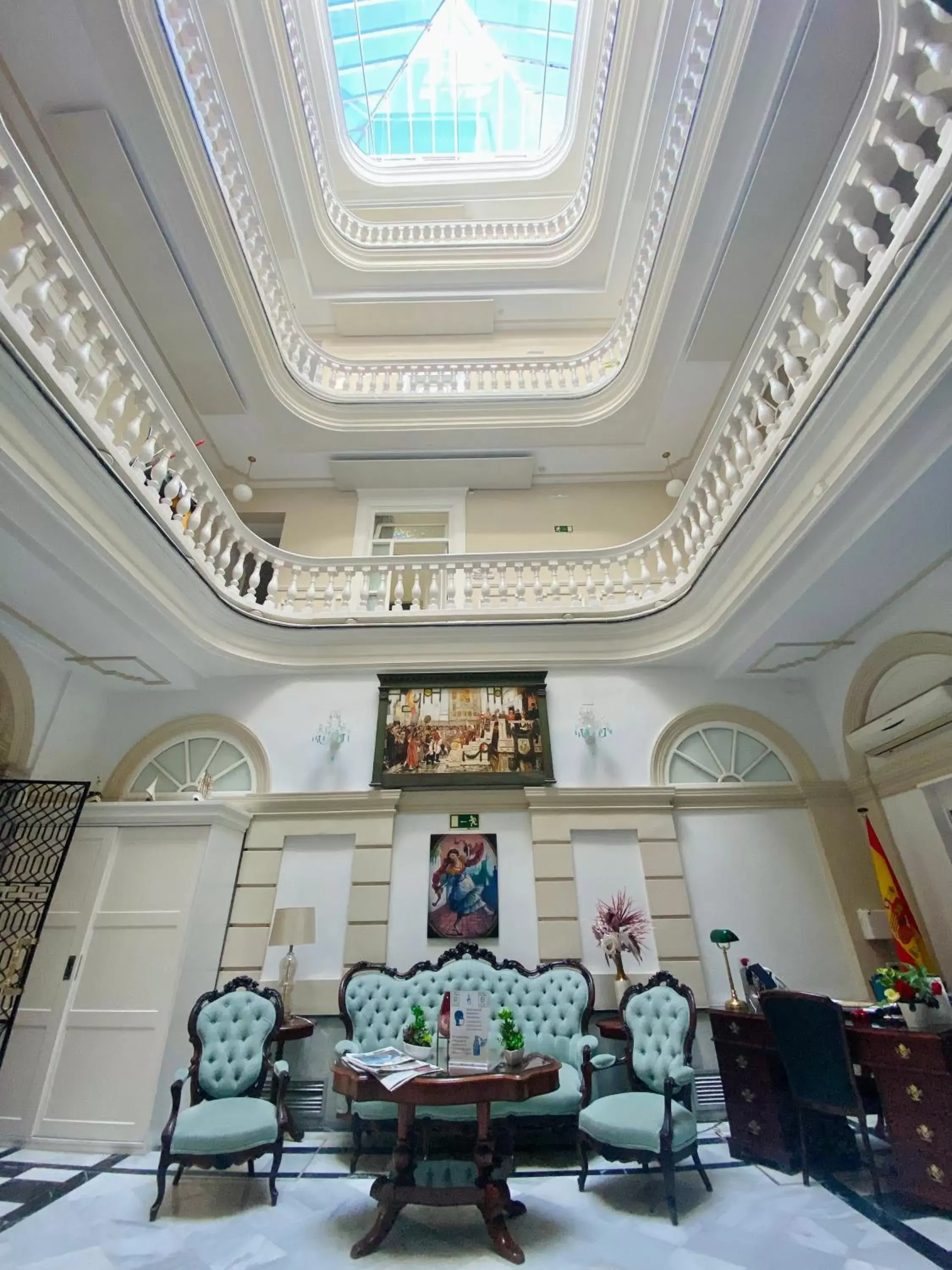 Lobby or reception, Restaurant/Places to Eat in Hotel Las Cortes De Cádiz