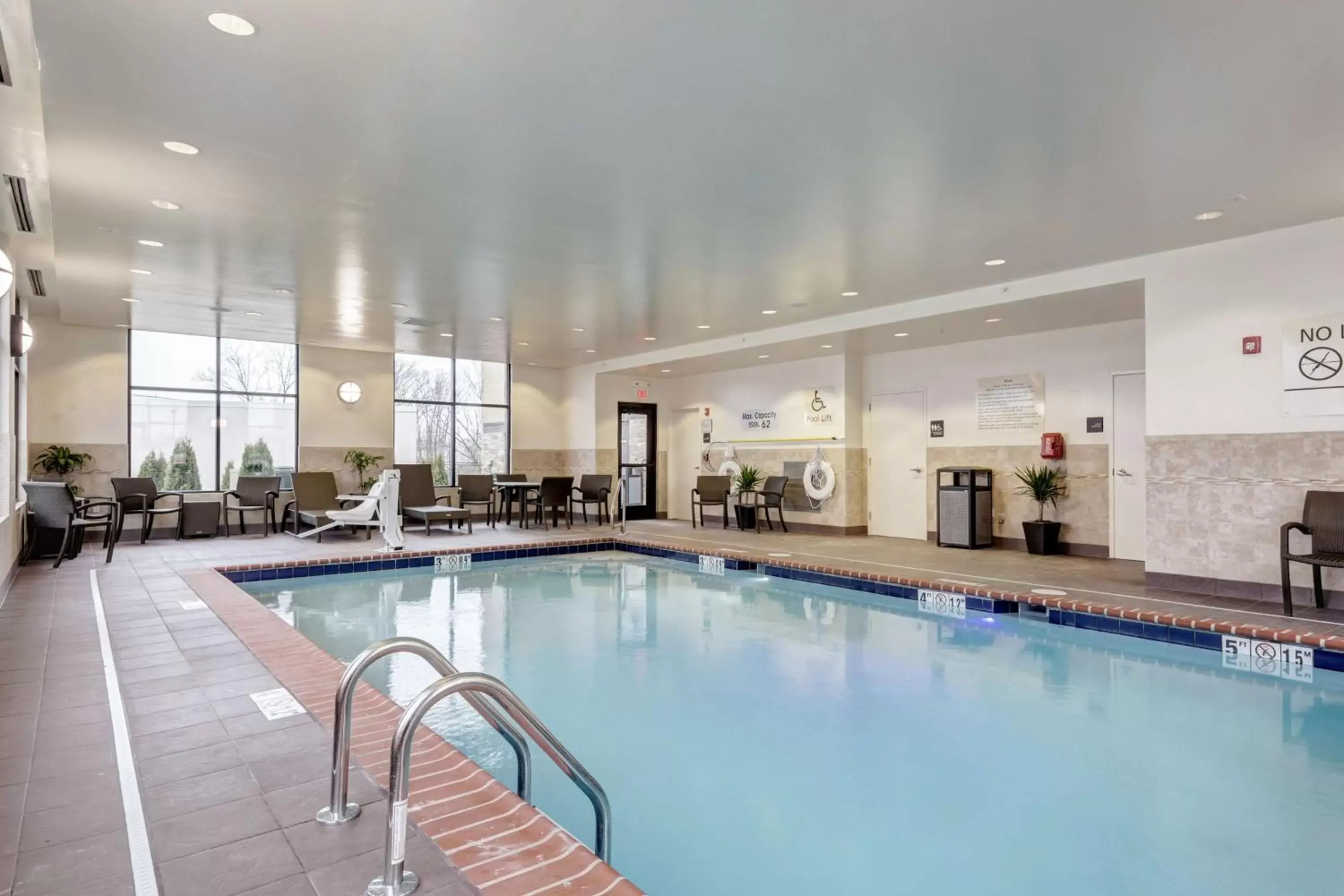 Pool view, Swimming Pool in Hampton Inn-St. Louis Wentzville, MO