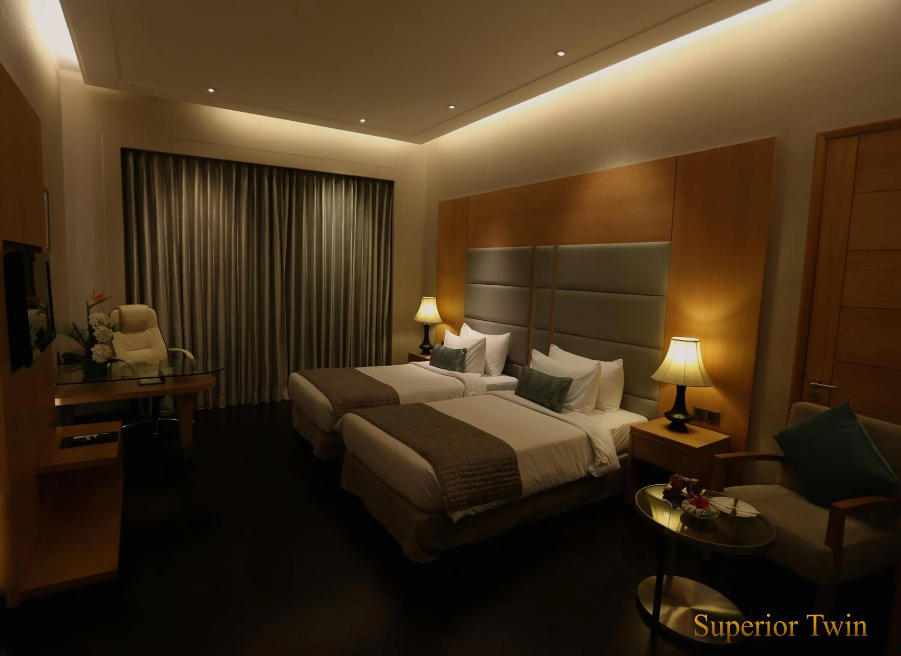 Text overlay, Bed in The Umrao