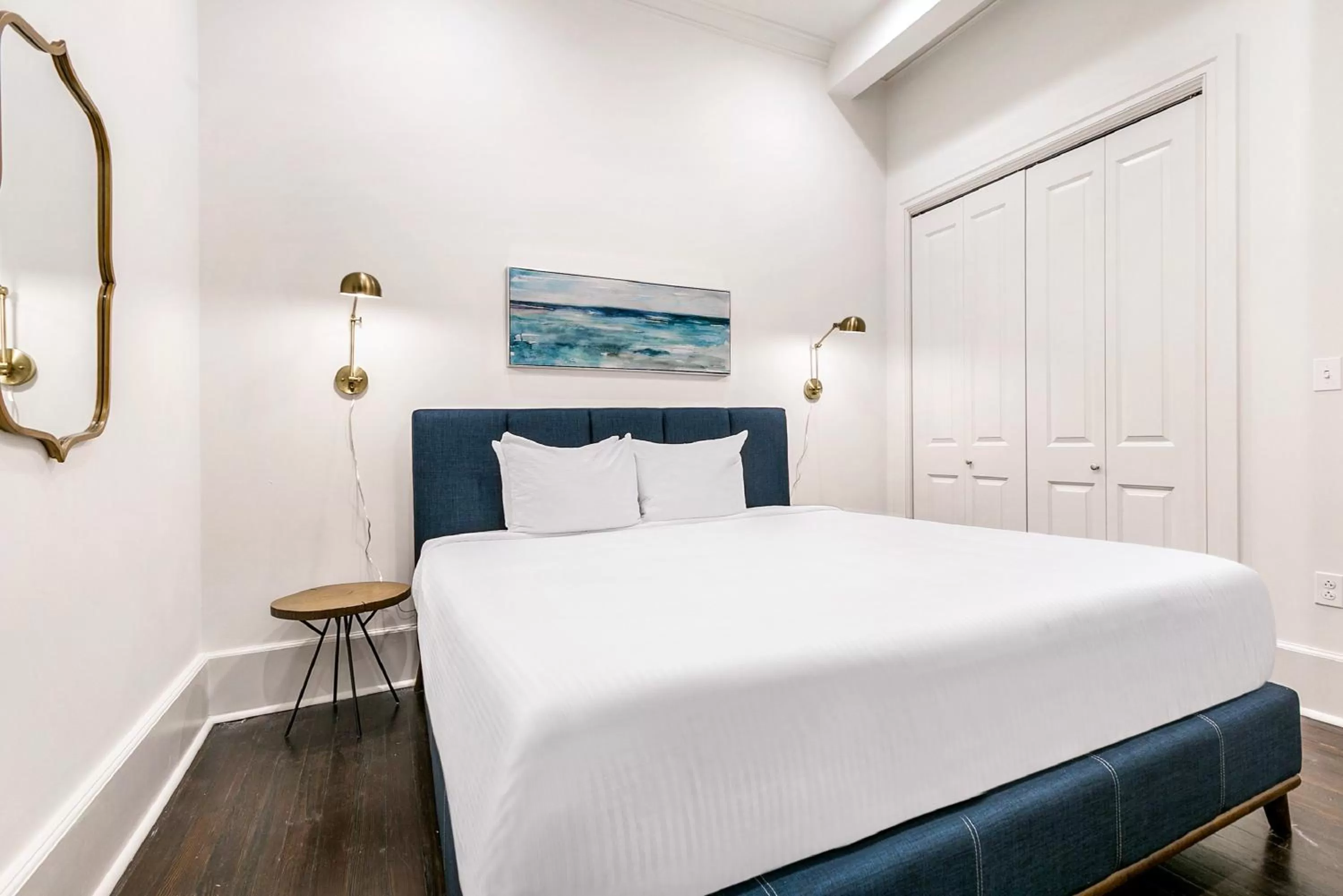 Bedroom, Bed in 1 and 2 BR Private Condos Steps Away From French Quarter