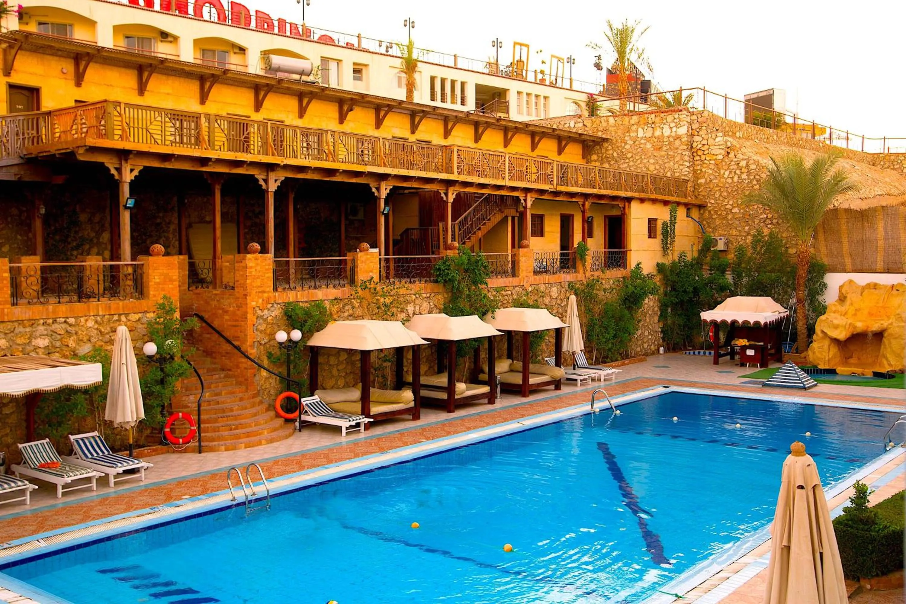 Swimming pool in Naama Blue Hotel