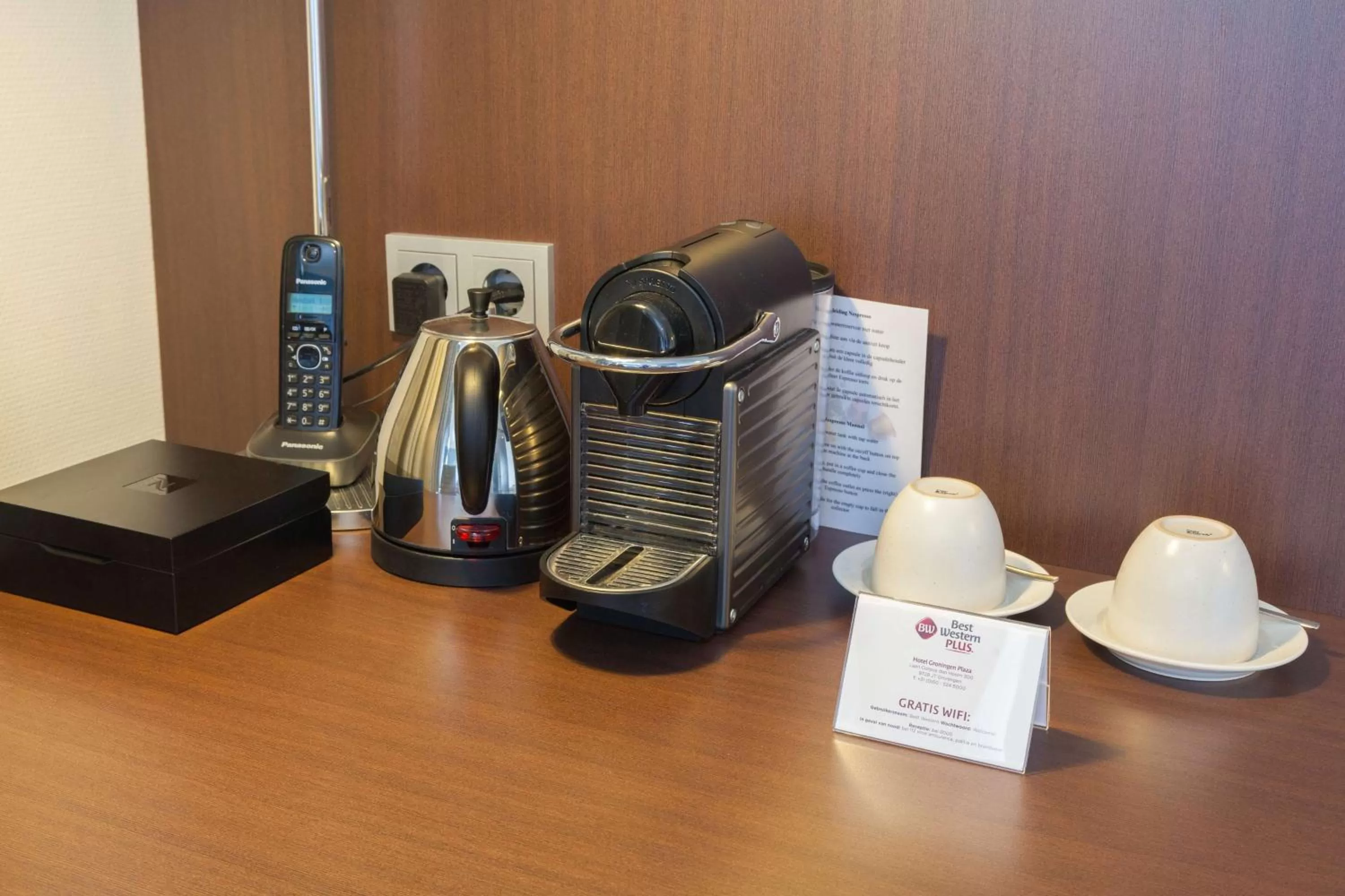 Coffee/tea facilities in Flonk Hotel Groningen Zuid, BW Signature Collection