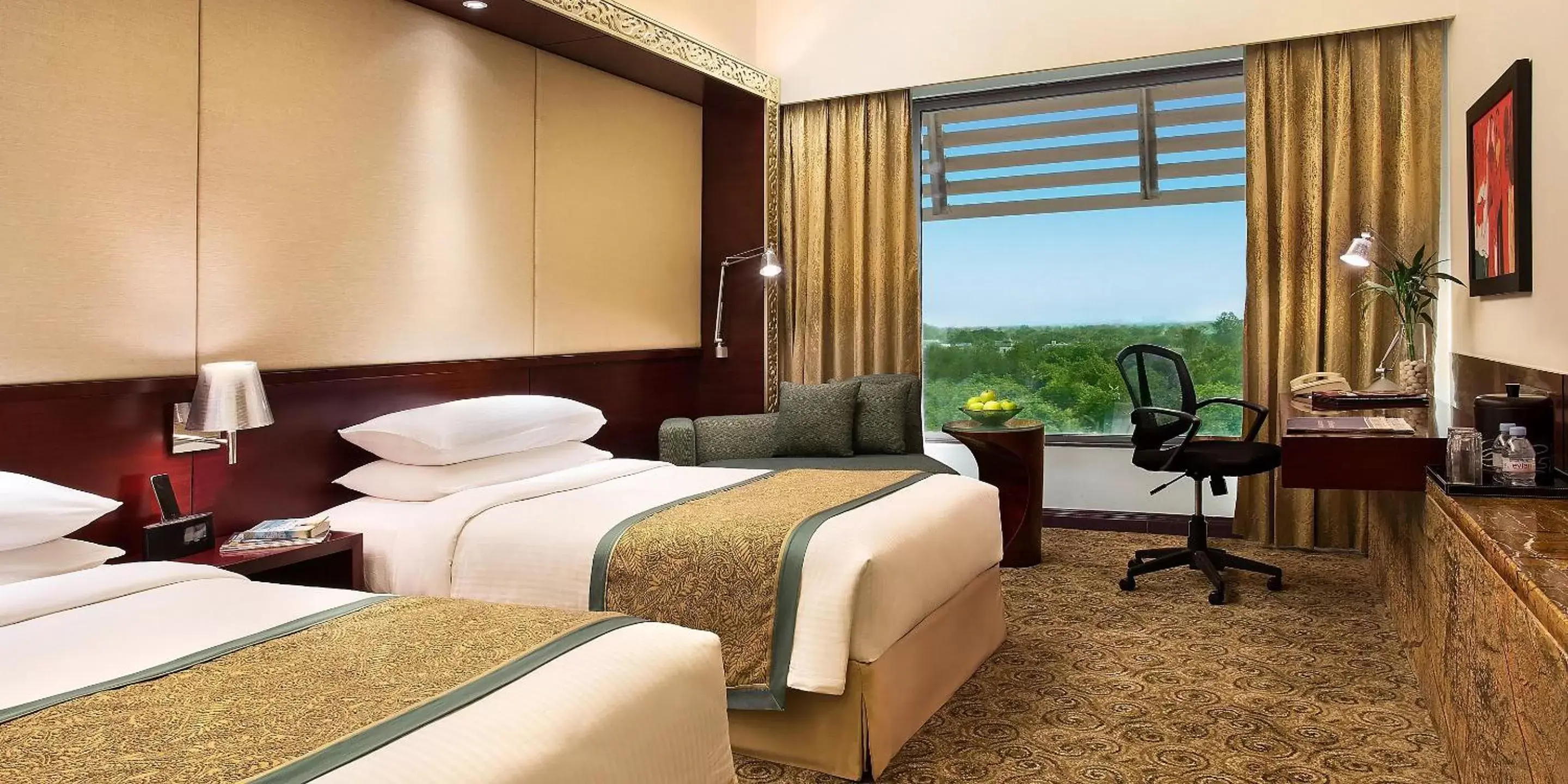 Bedroom in Crowne Plaza Ahmedabad City Centre, an IHG Hotel