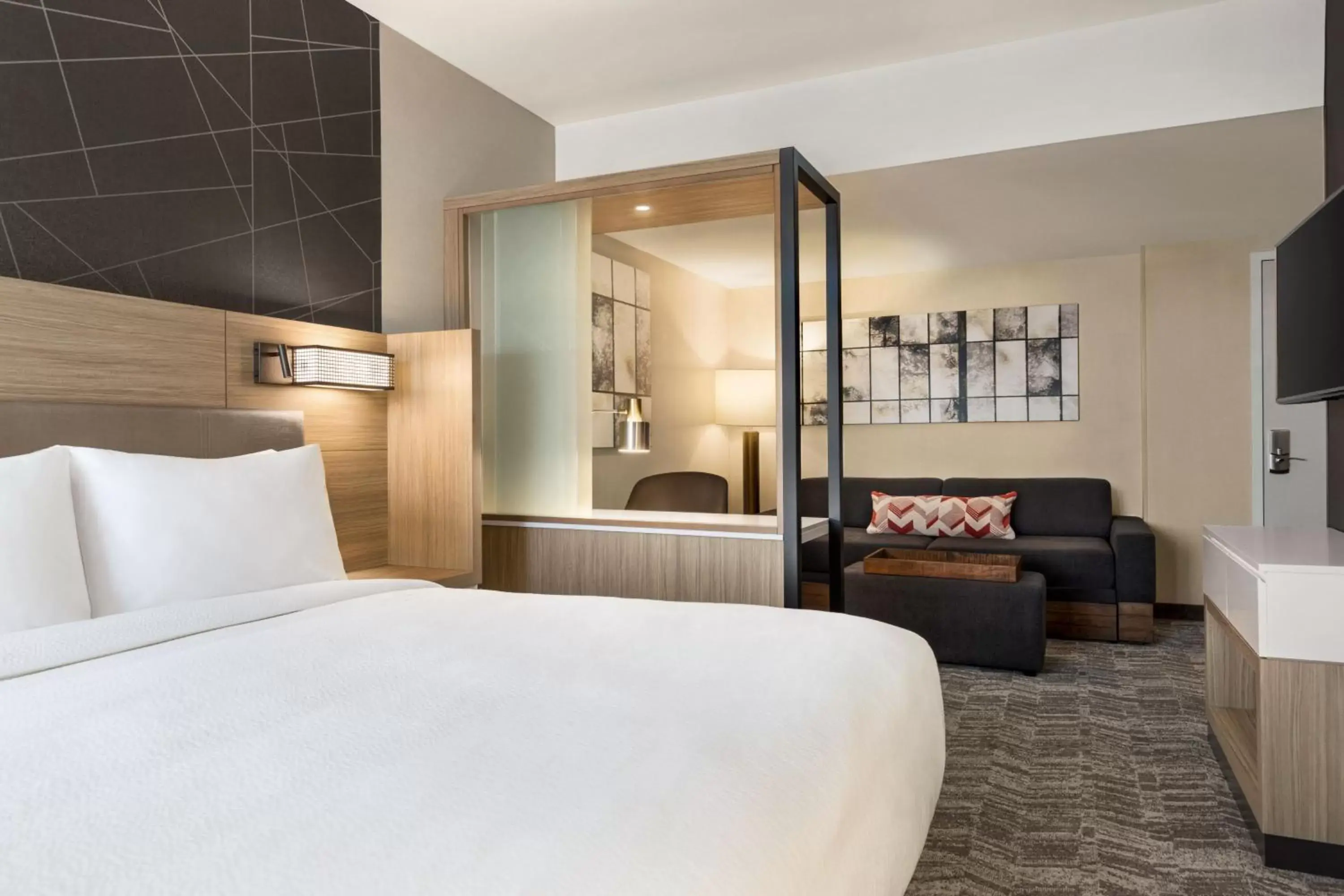 Bedroom, Bed in SpringHill Suites by Marriott Camp Hill