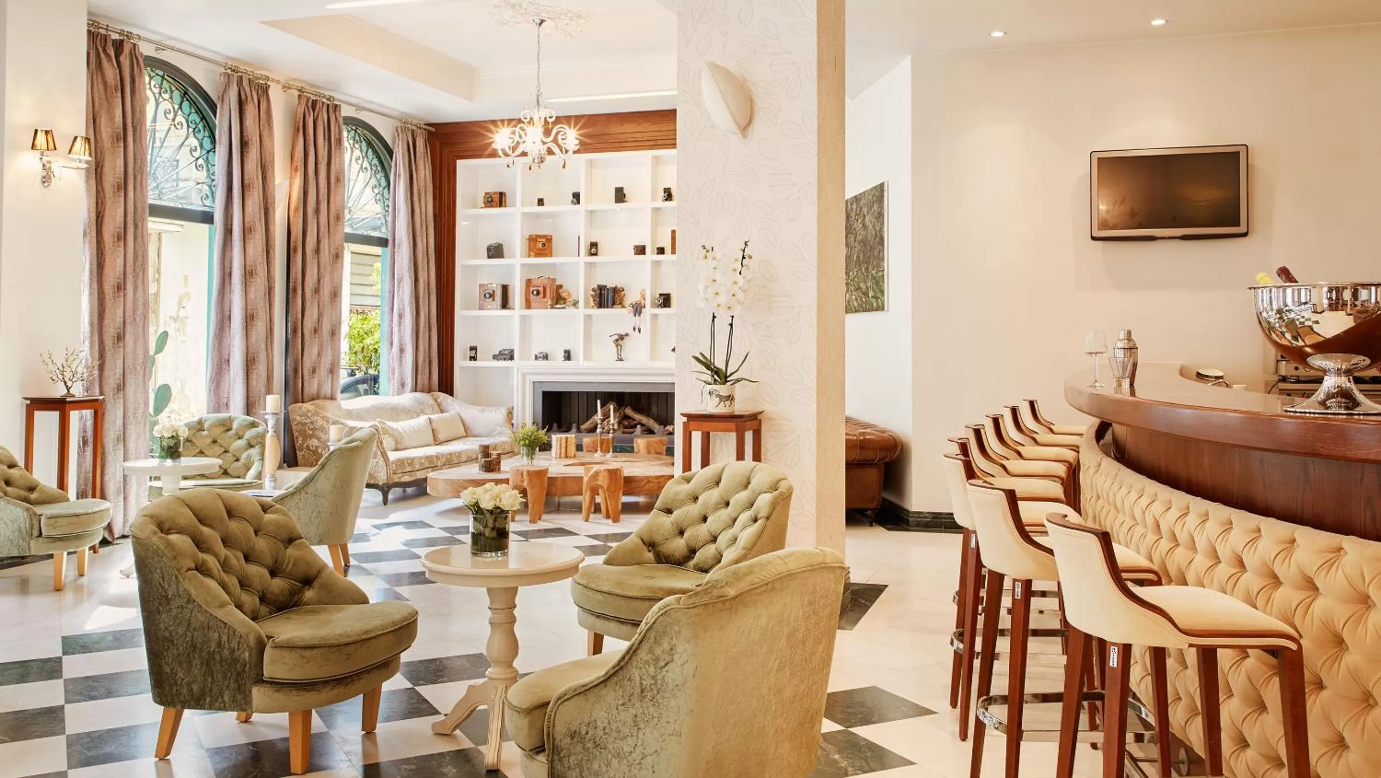 Lobby or reception in Dioni Boutique Hotel