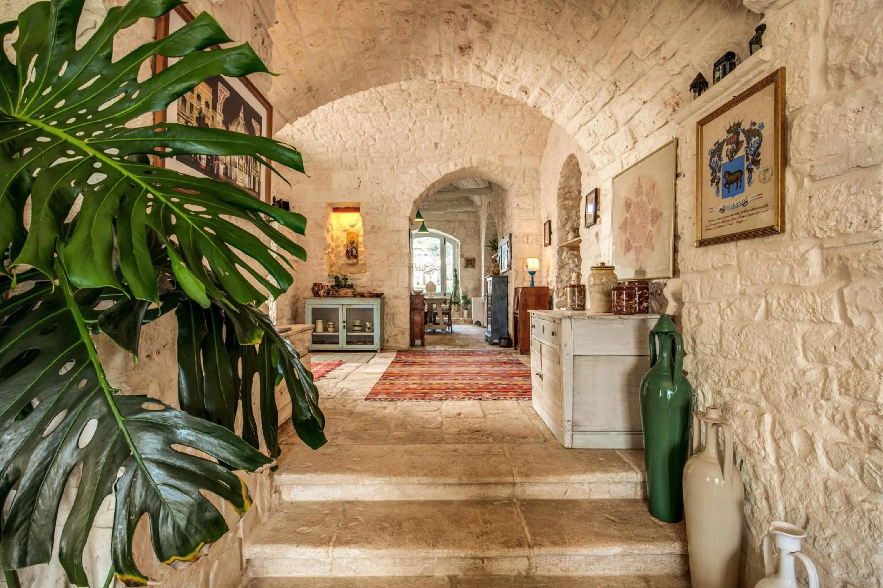 Lobby or reception in Masseria Cervarolo