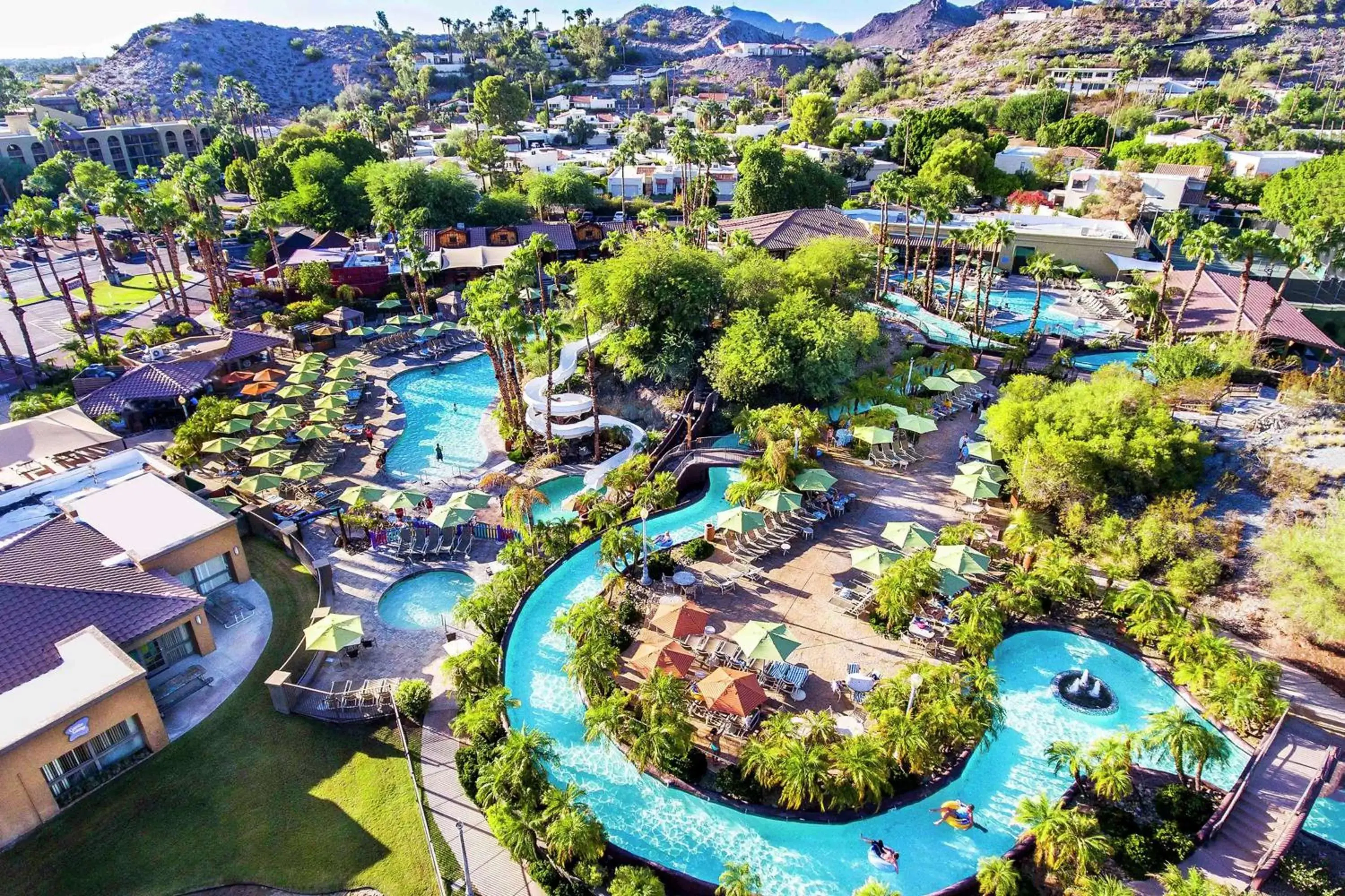 Pool view, Bird's-eye View in Hilton Phoenix Resort at the Peak - Formerly Pointe Hilton Squaw Peak Resort