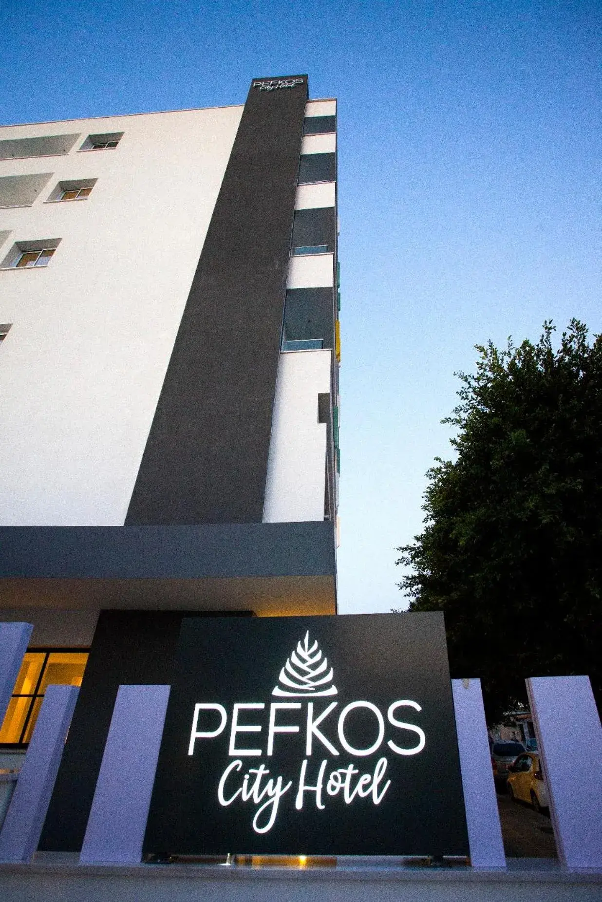 Property Logo/Sign in Pefkos City Hotel