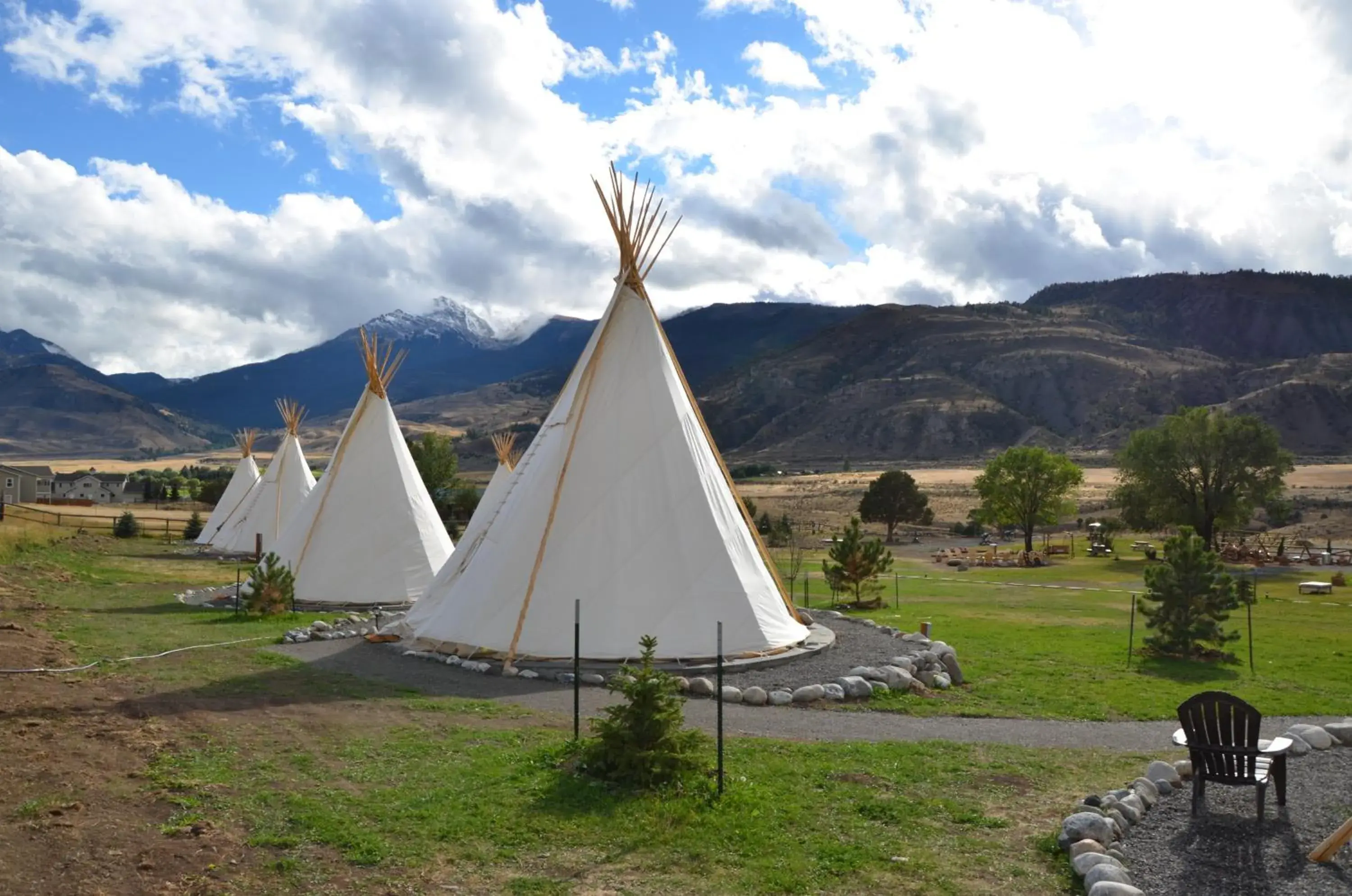 Mountain view in Dreamcatcher Tipi Hotel