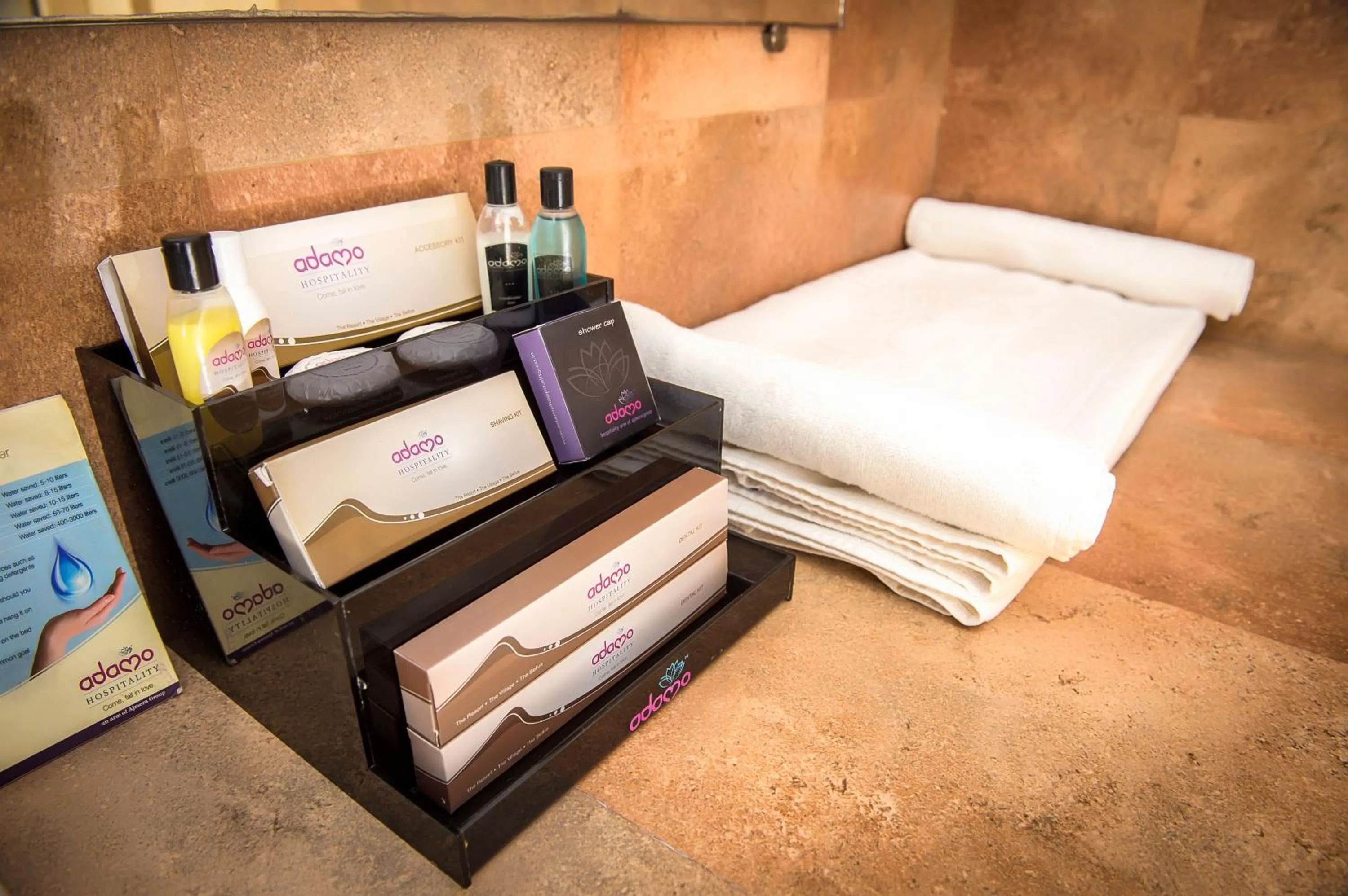 Bathroom, Bed in Adamo the Resort