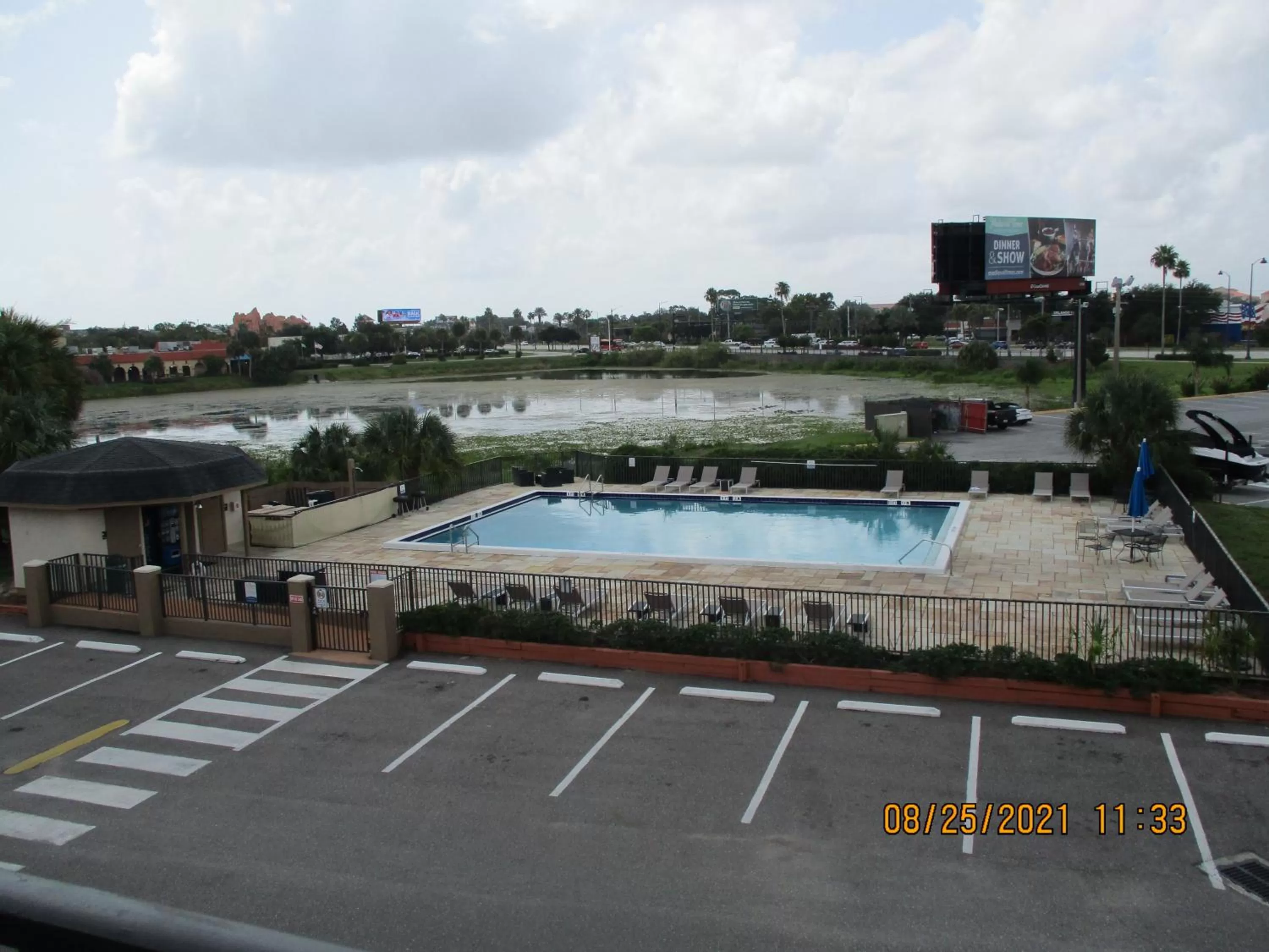 Pool view in Quality Inn & Suites Kissimmee by The Lake - Free Shuttle to Theme Parks