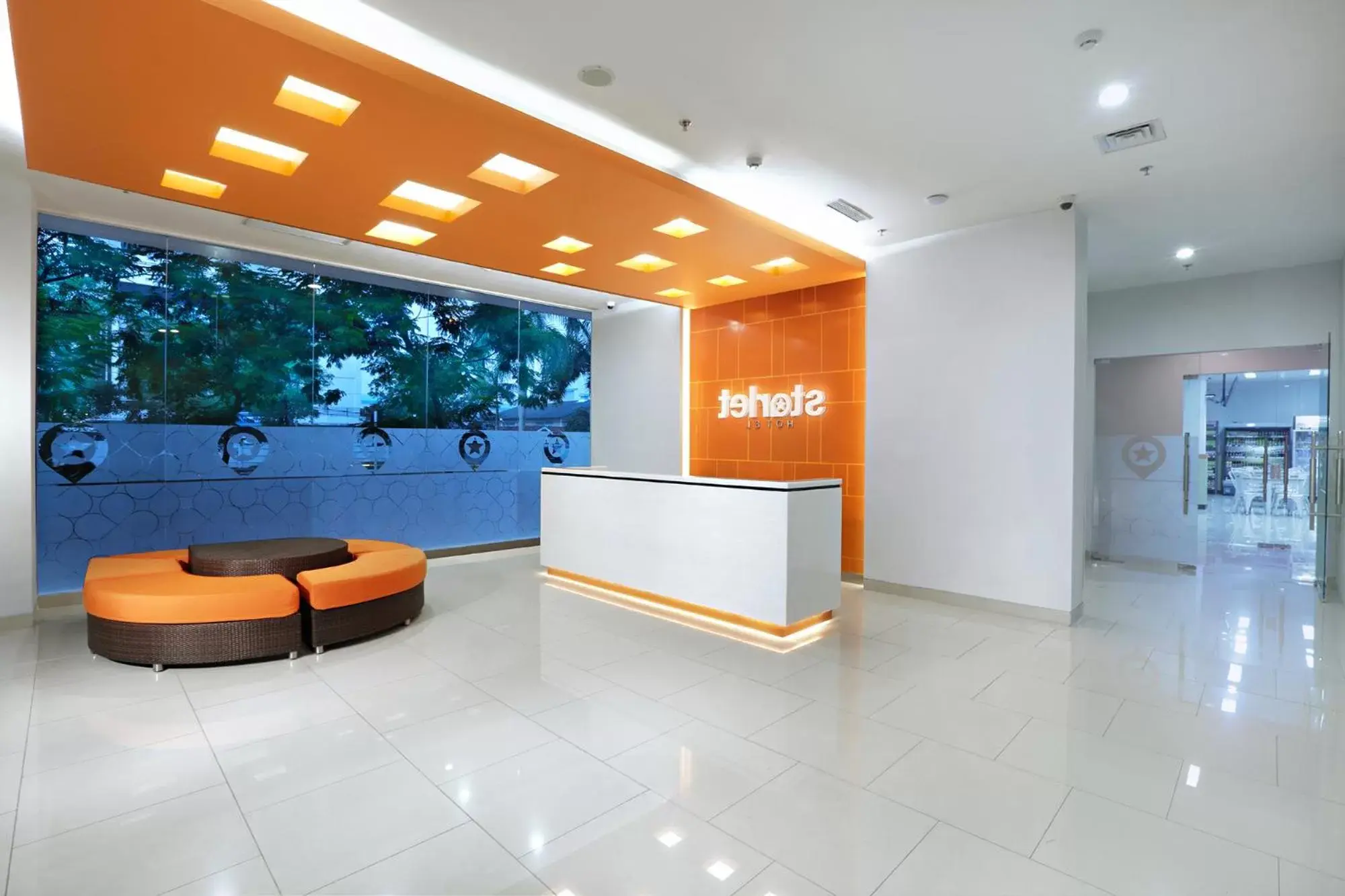 Property building, Lobby/Reception in Starlet Hotel Serpong