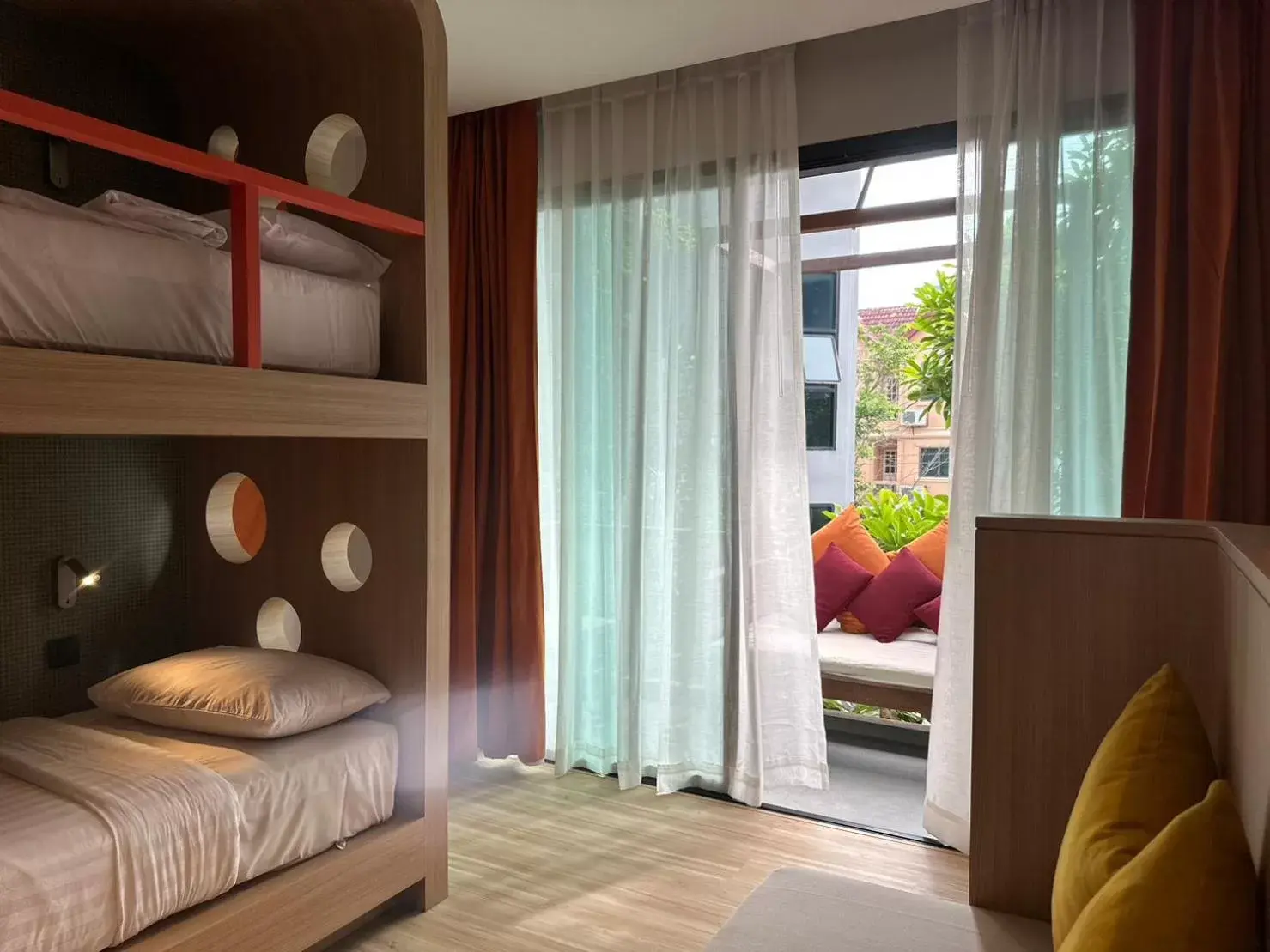 Balcony/Terrace, Bed in Banlansuan Resort SHA Plus Balcony/Terrace, Bed in Banlansuan Resort SHA Plus