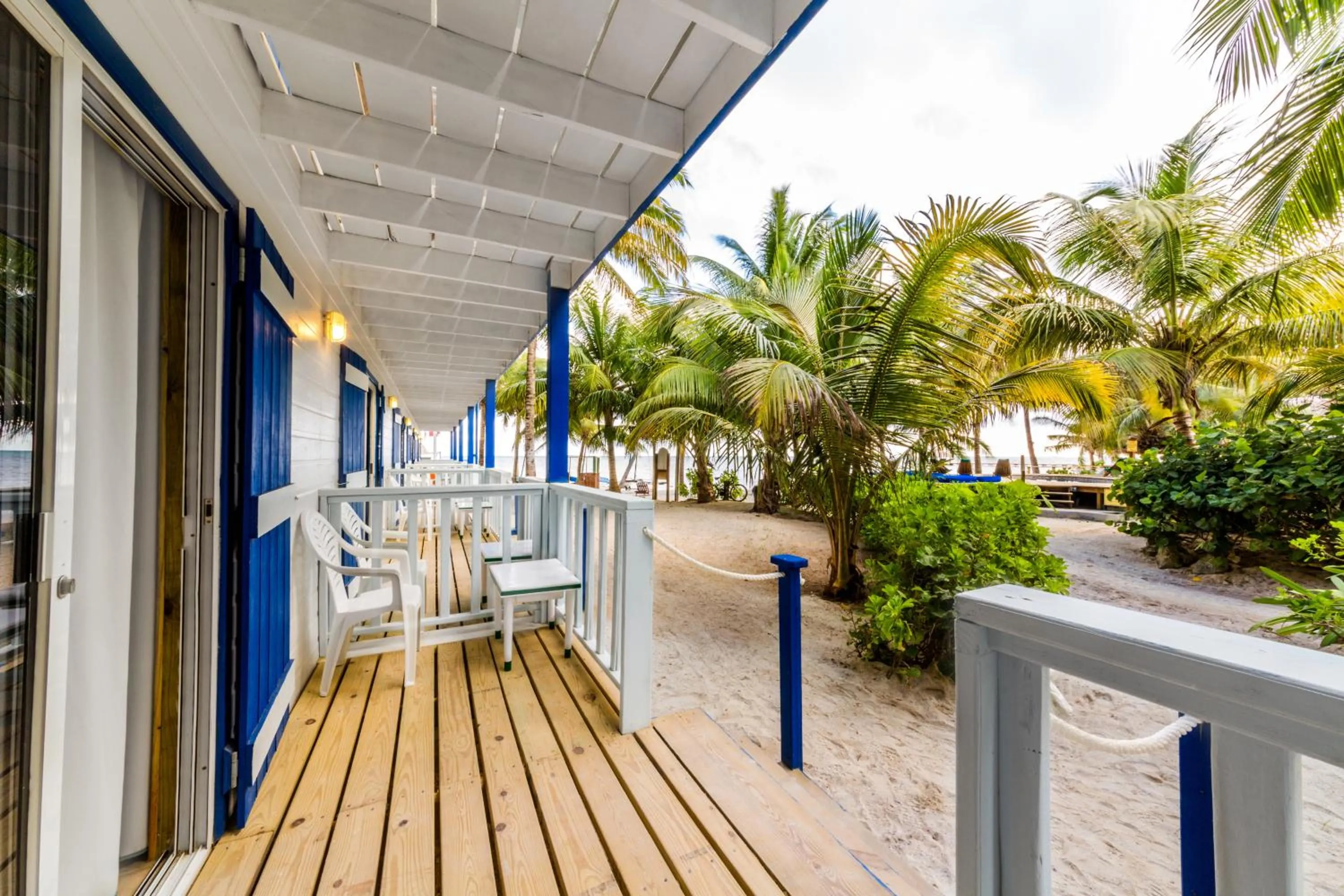 Patio in Caribbean Villas Hotel