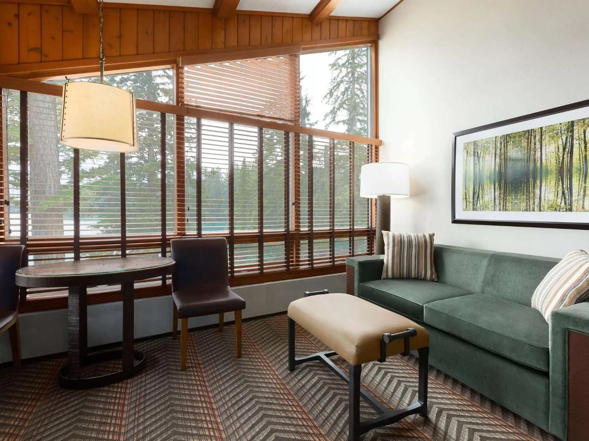 Photo of the whole room in Fairmont Jasper Park Lodge