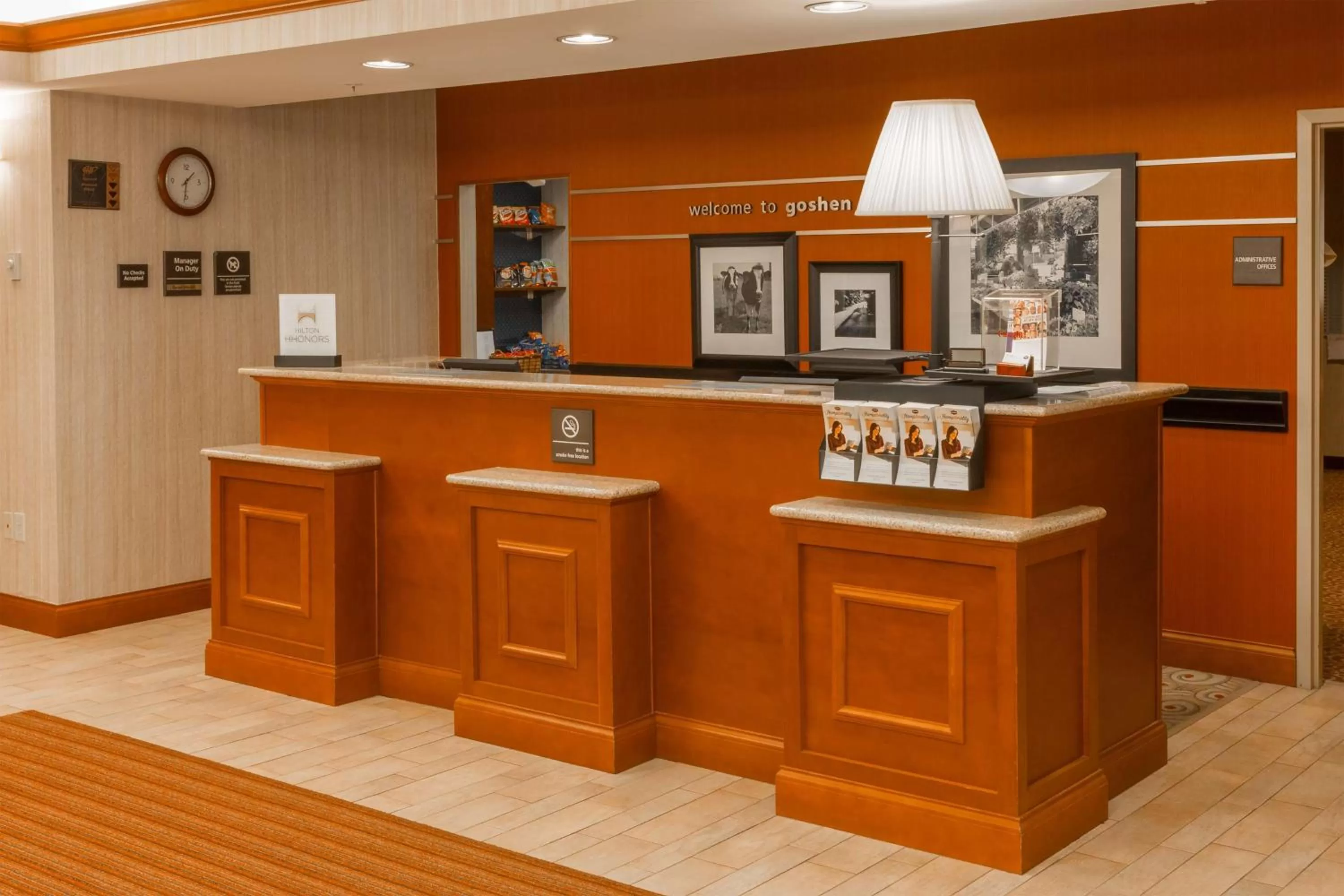 Lobby or reception in Hampton Inn Goshen