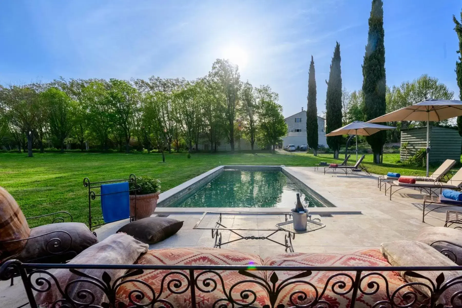 Pool view, Swimming Pool in Bastide de Bellegarde