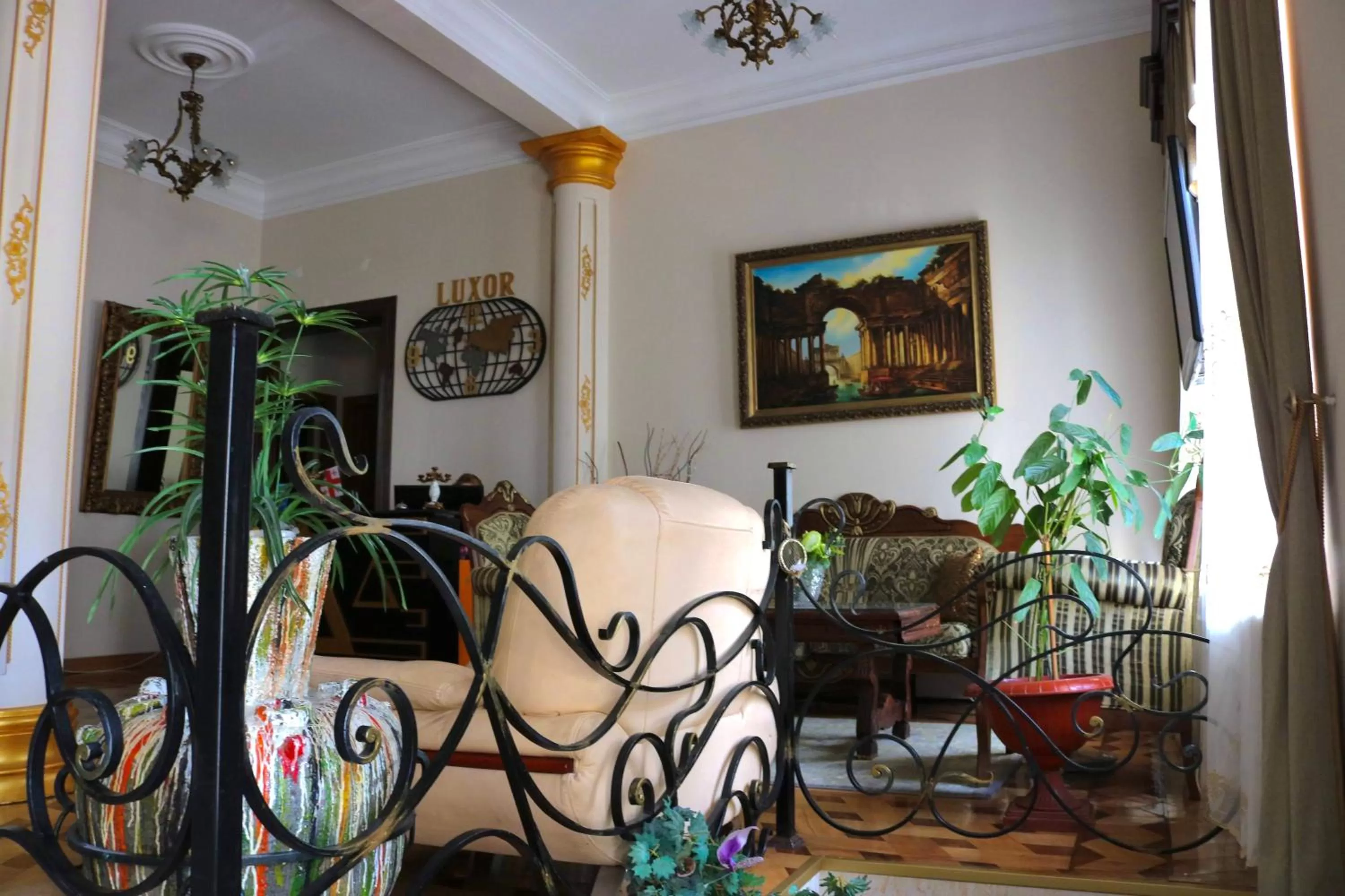 Lobby or reception, Seating Area in Luxors Garden