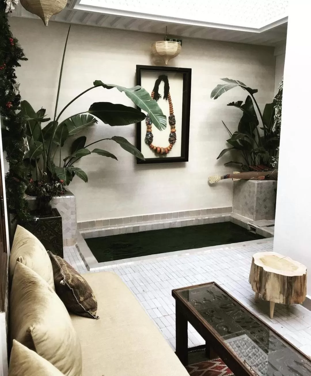 Patio in Riad Beata Bed & Breakfast