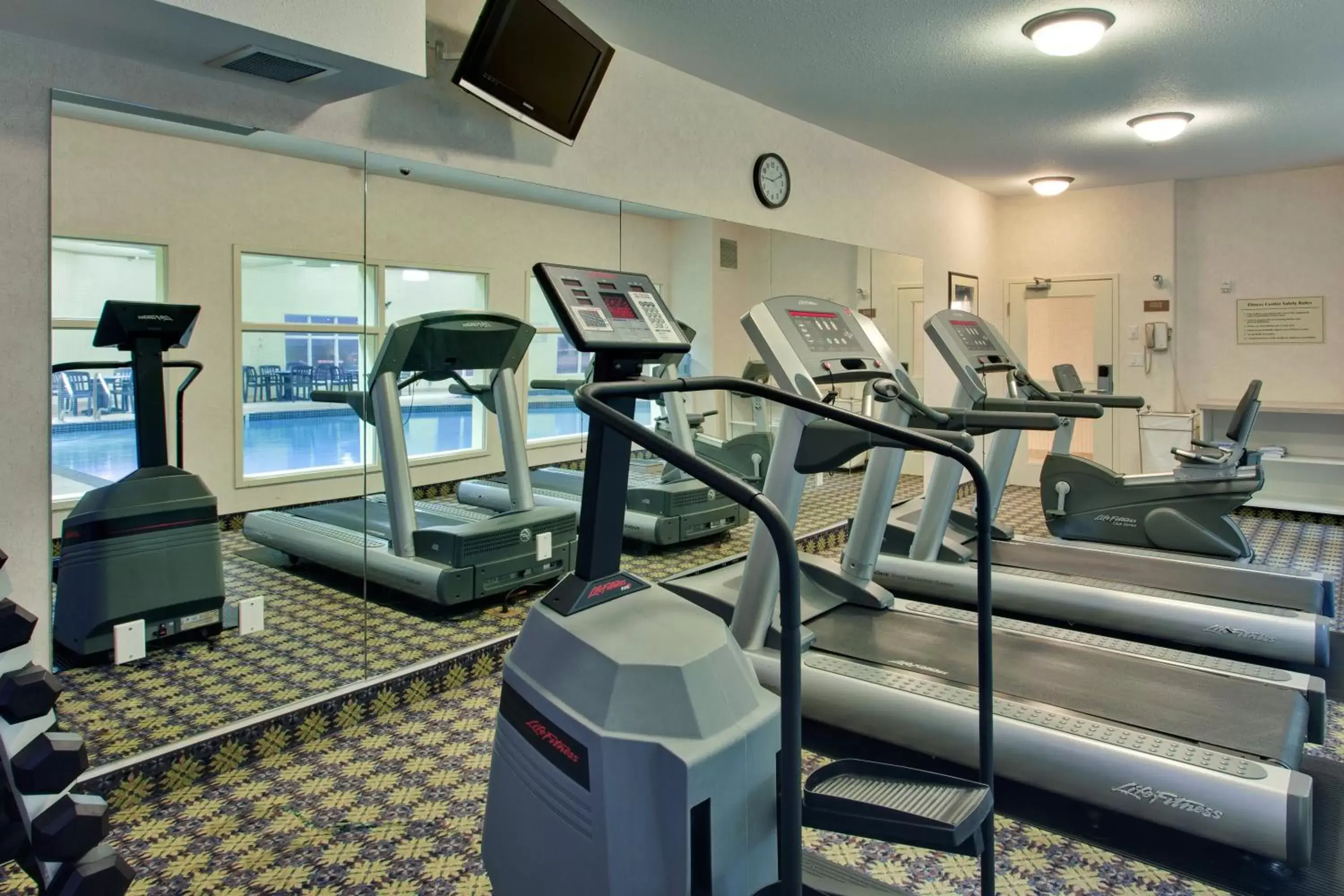 Fitness centre/facilities, Fitness Center/Facilities in Holiday Inn Express Hotel & Suites - Edmonton International Airport, an IHG Hotel