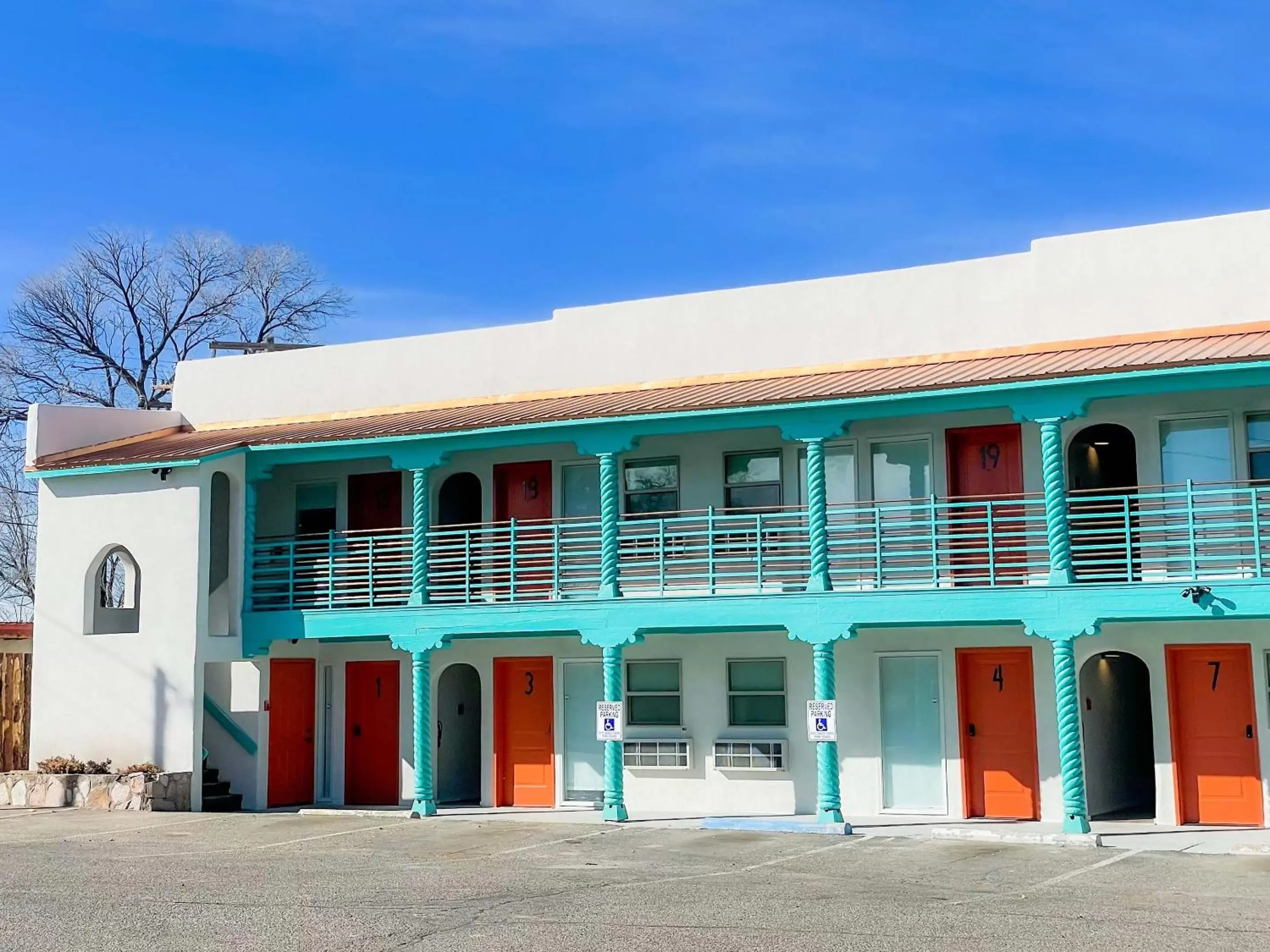 Property Building in Taos Motor Lodge