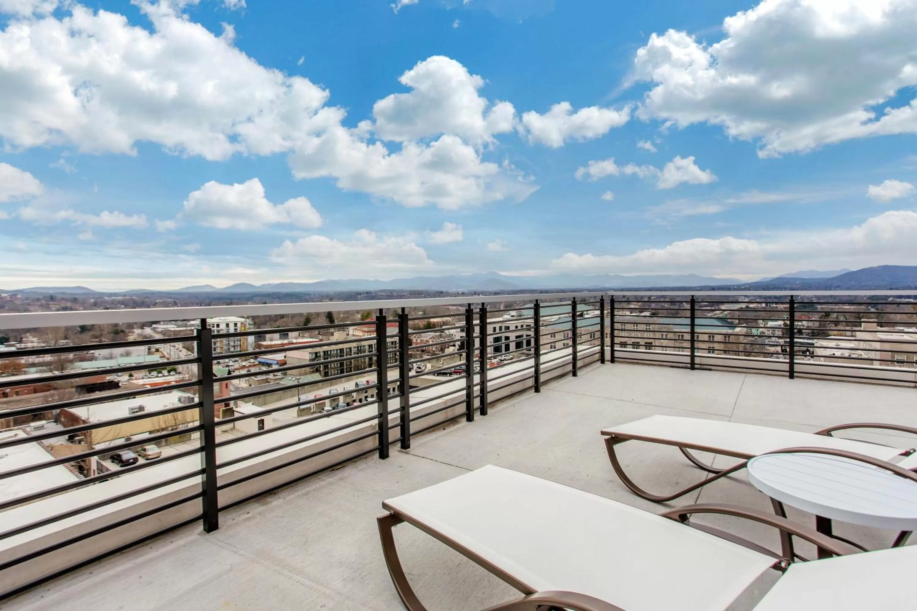 Patio in Cambria Hotel Downtown Asheville