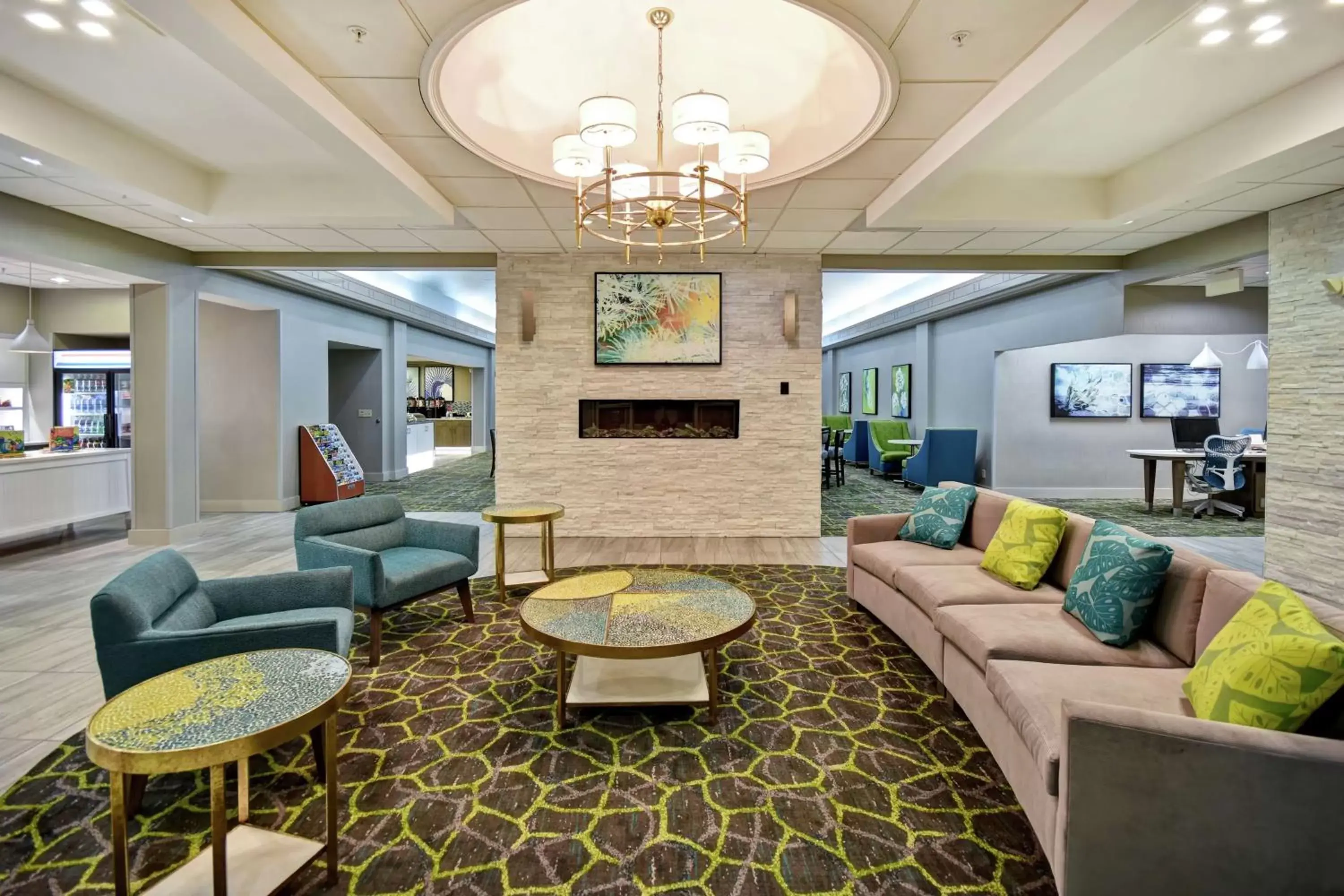 Business facilities, Lounge/Bar in Homewood Suites by Hilton Ocala at Heath Brook