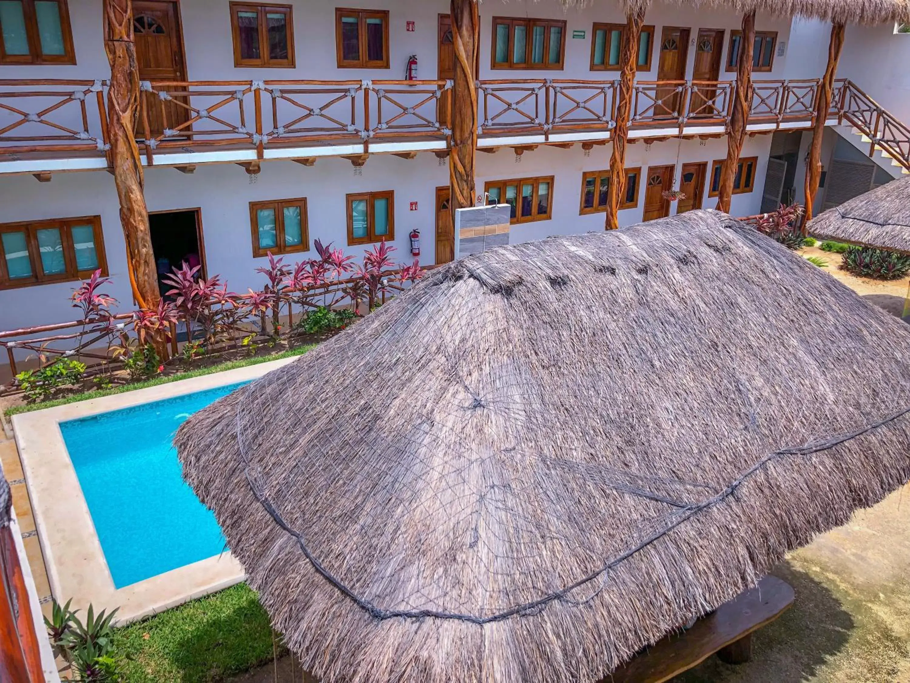 Bird's eye view in Hacienda Dos Ojos