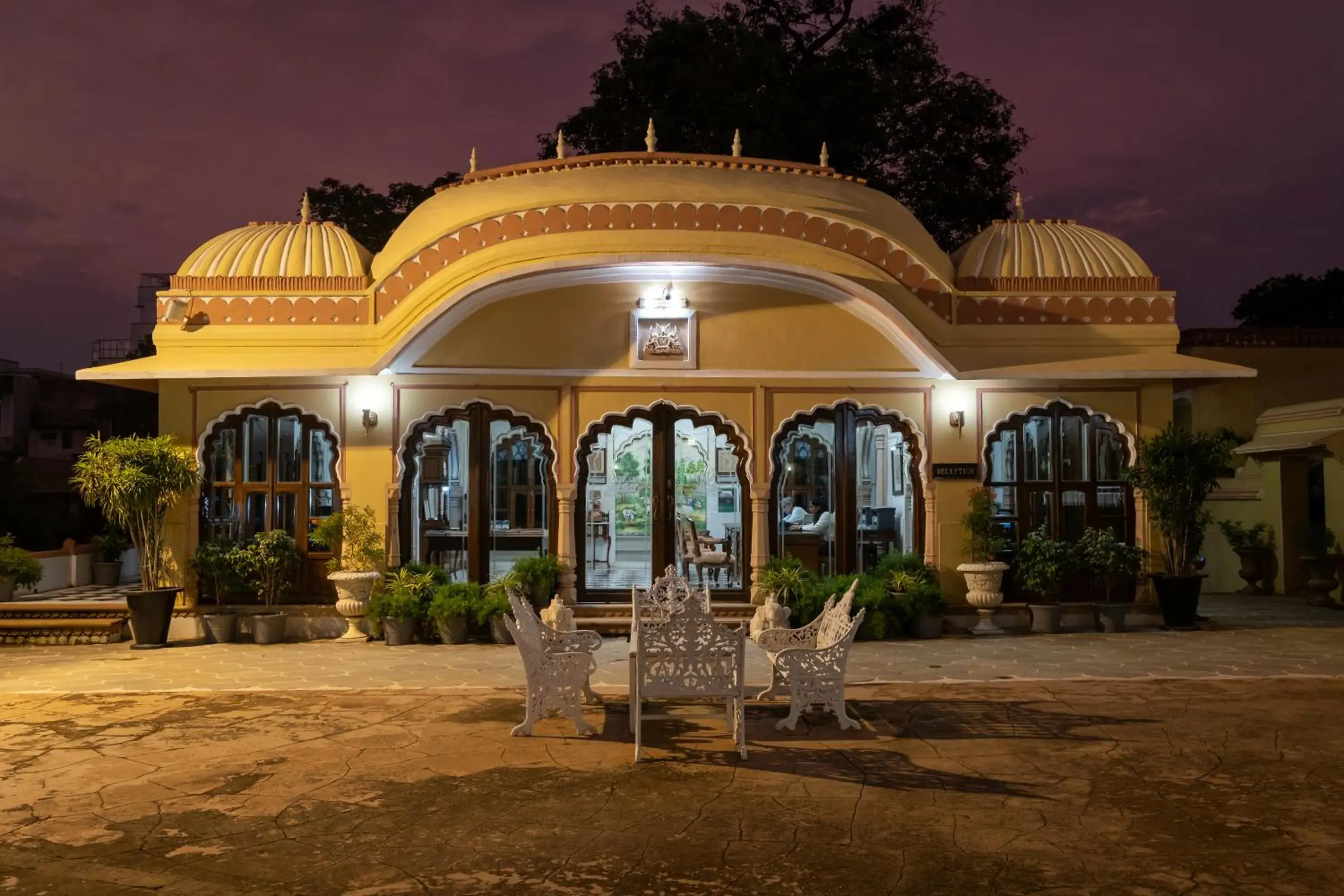 Lobby or reception, Property Building in Hotel Narain Niwas Palace