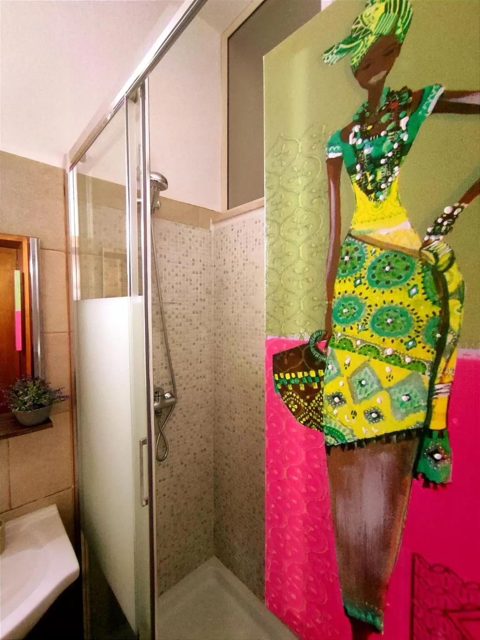 Shower, Bathroom in Aedes B&B Il Giardino dei Sogni
